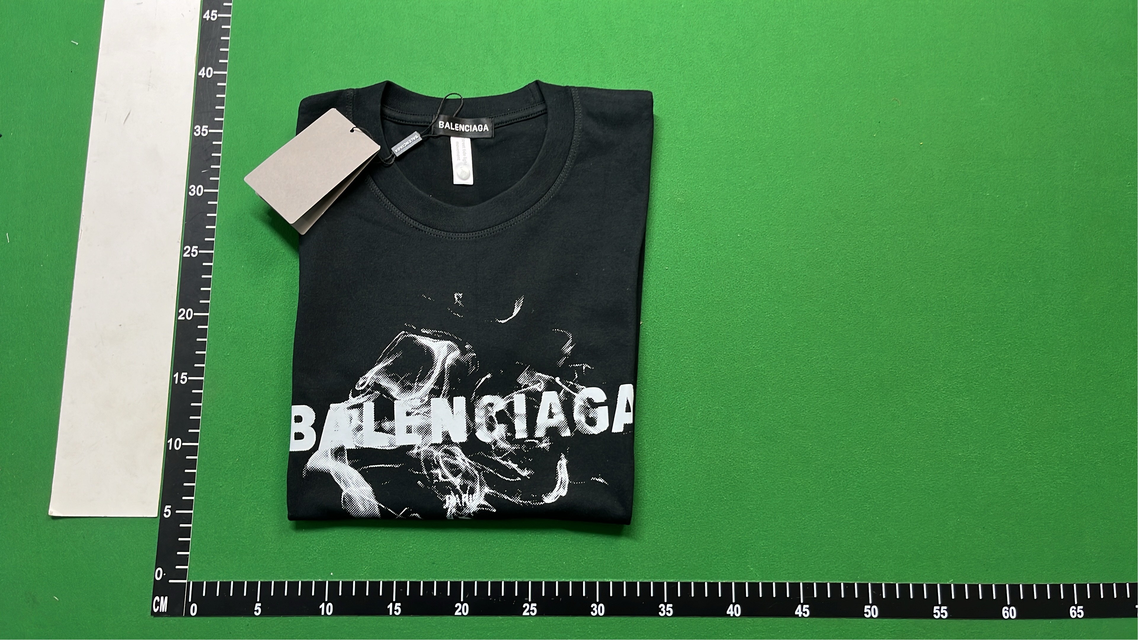 ALen Iaga Smoke Logo Black T-Shirt Men's Fashion