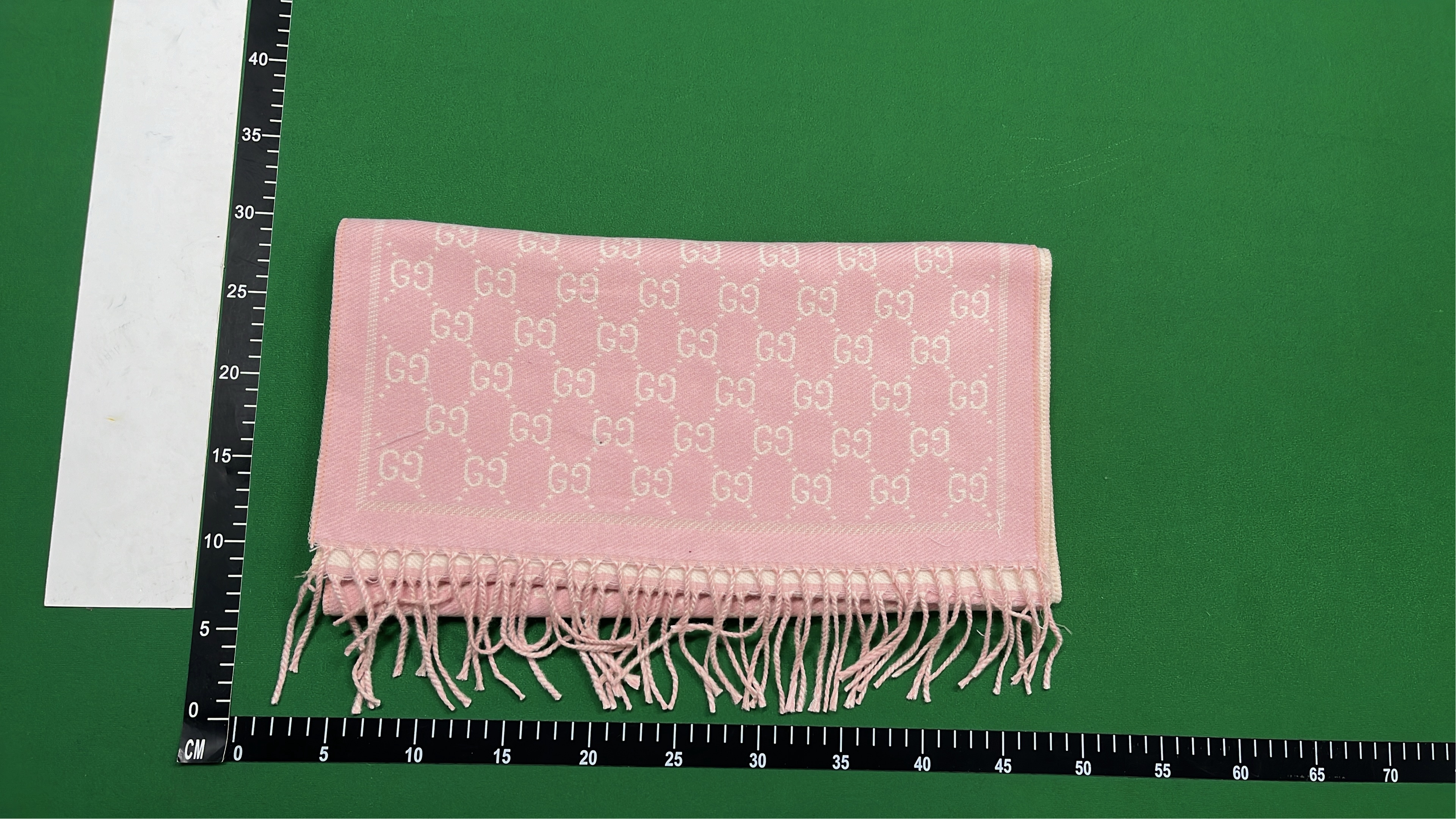 GG Pattern Wool Scarf for Women - Classic Black and Beige