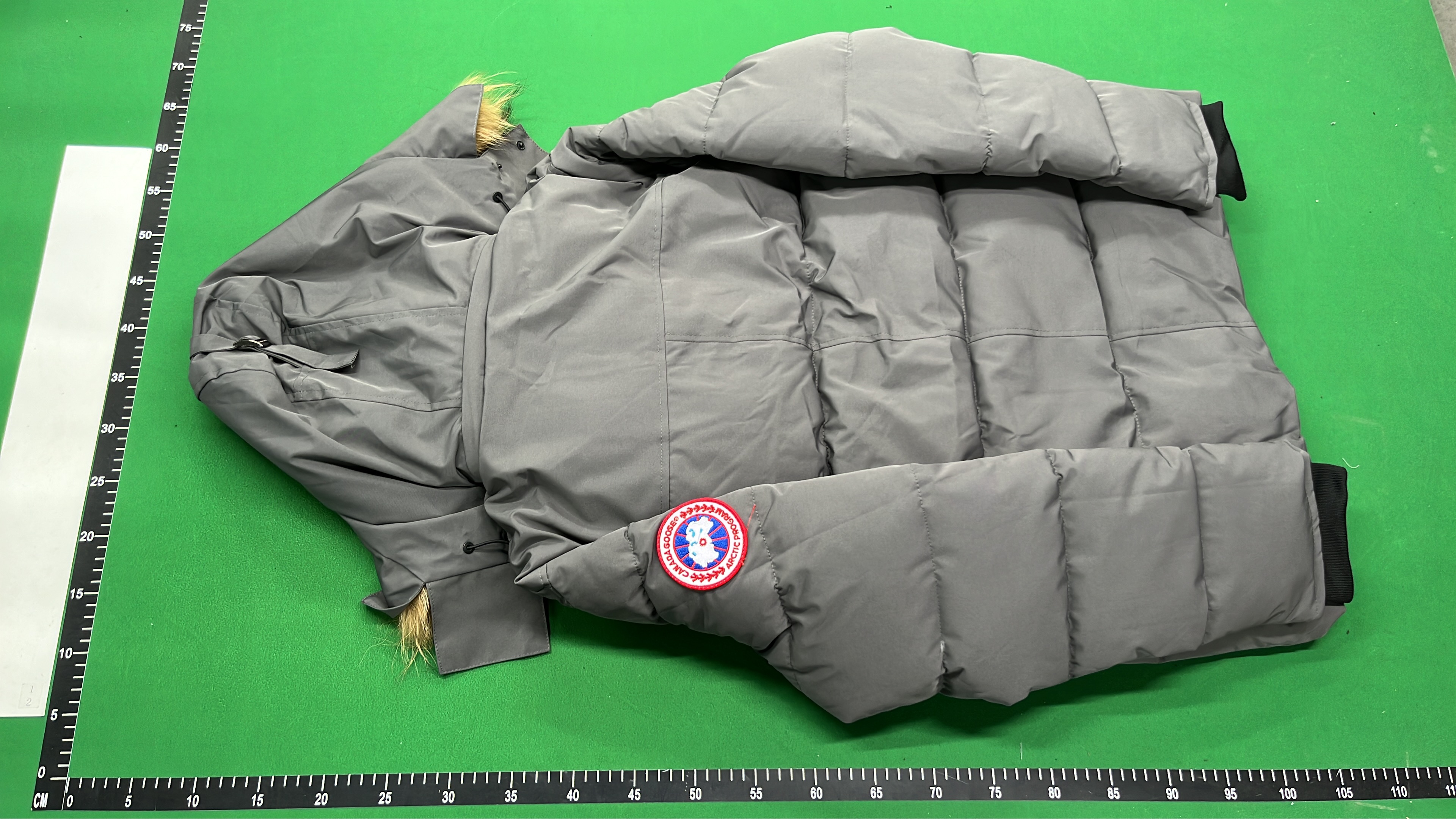 Canada Goose Black Down Jacket with Fur Hood