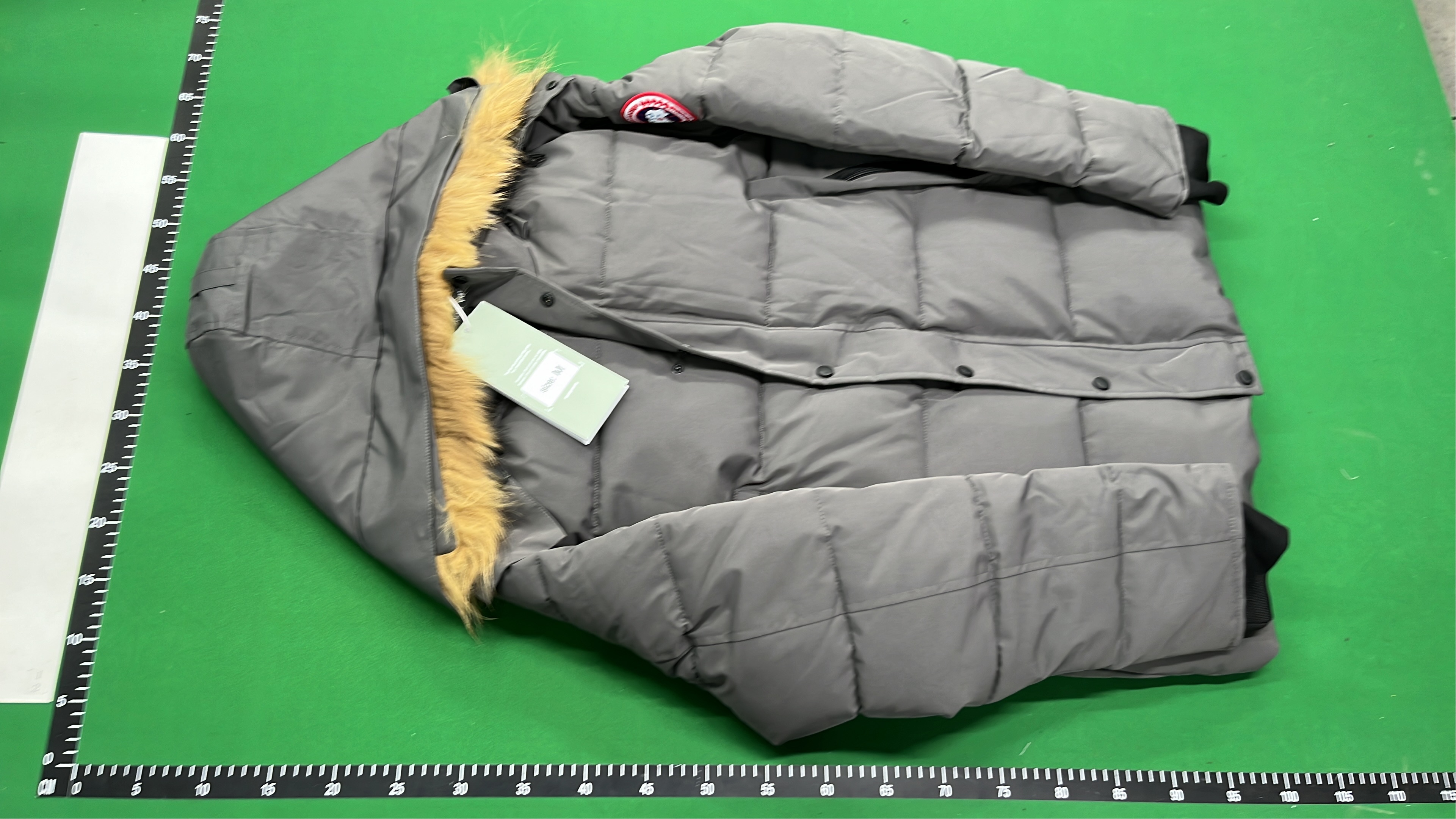 Canada Goose Black Down Jacket with Fur Hood