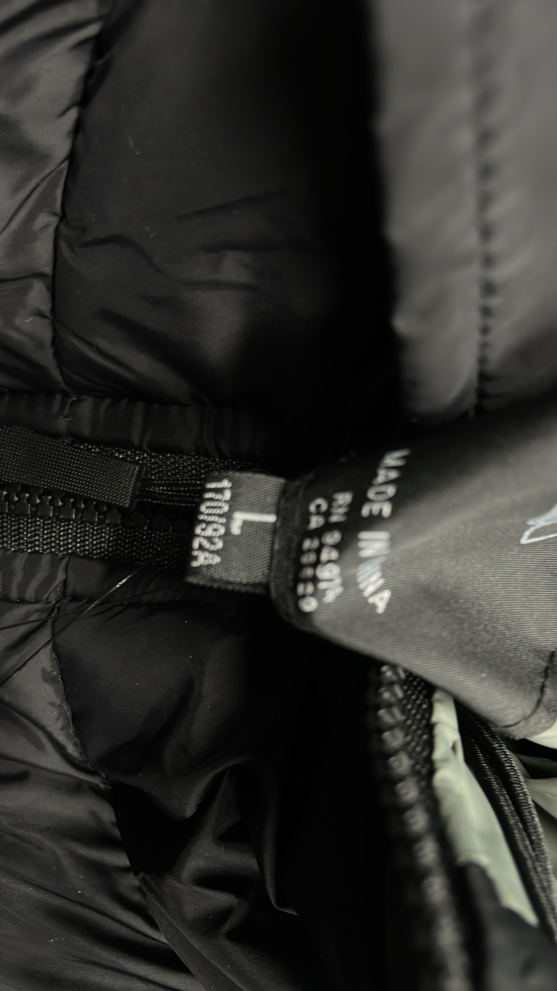 Stussy Black Puffer Jacket with Hood and Logo