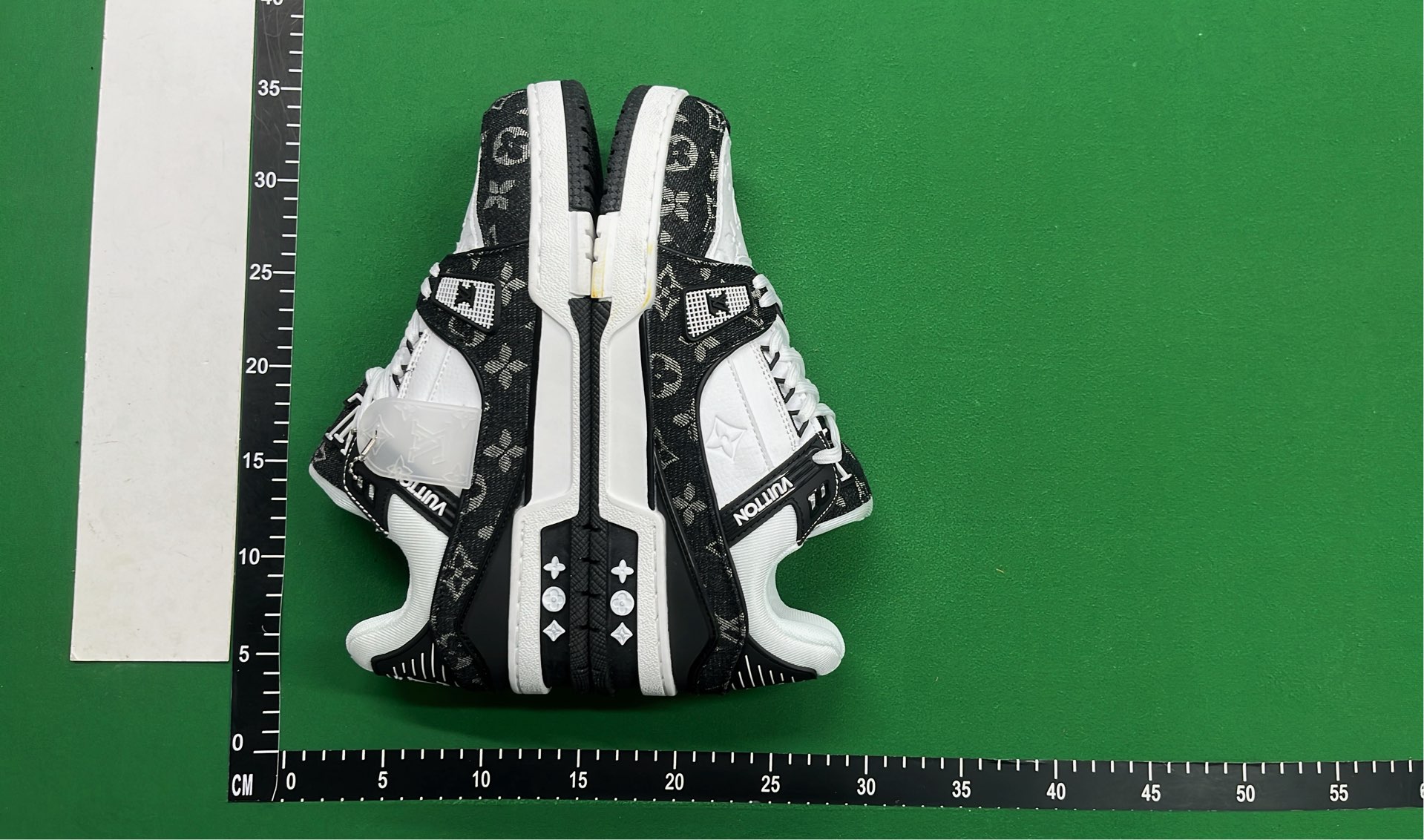 Louis Vuitton x Nike Air Jordan 4 White Green Sneakers