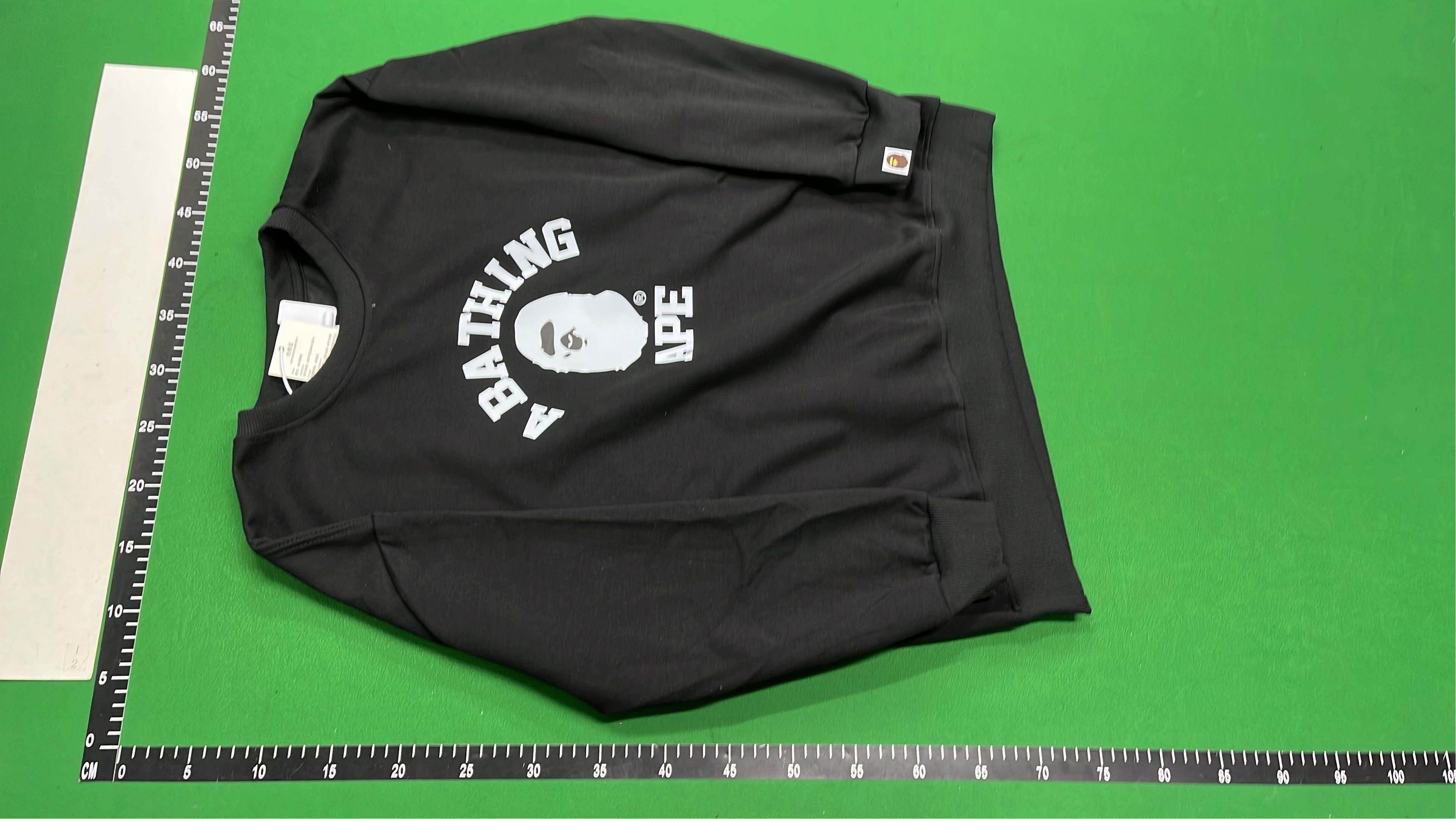 A Bathing Ape Camo Face Sweatshirt - Black Crewneck Hoodie