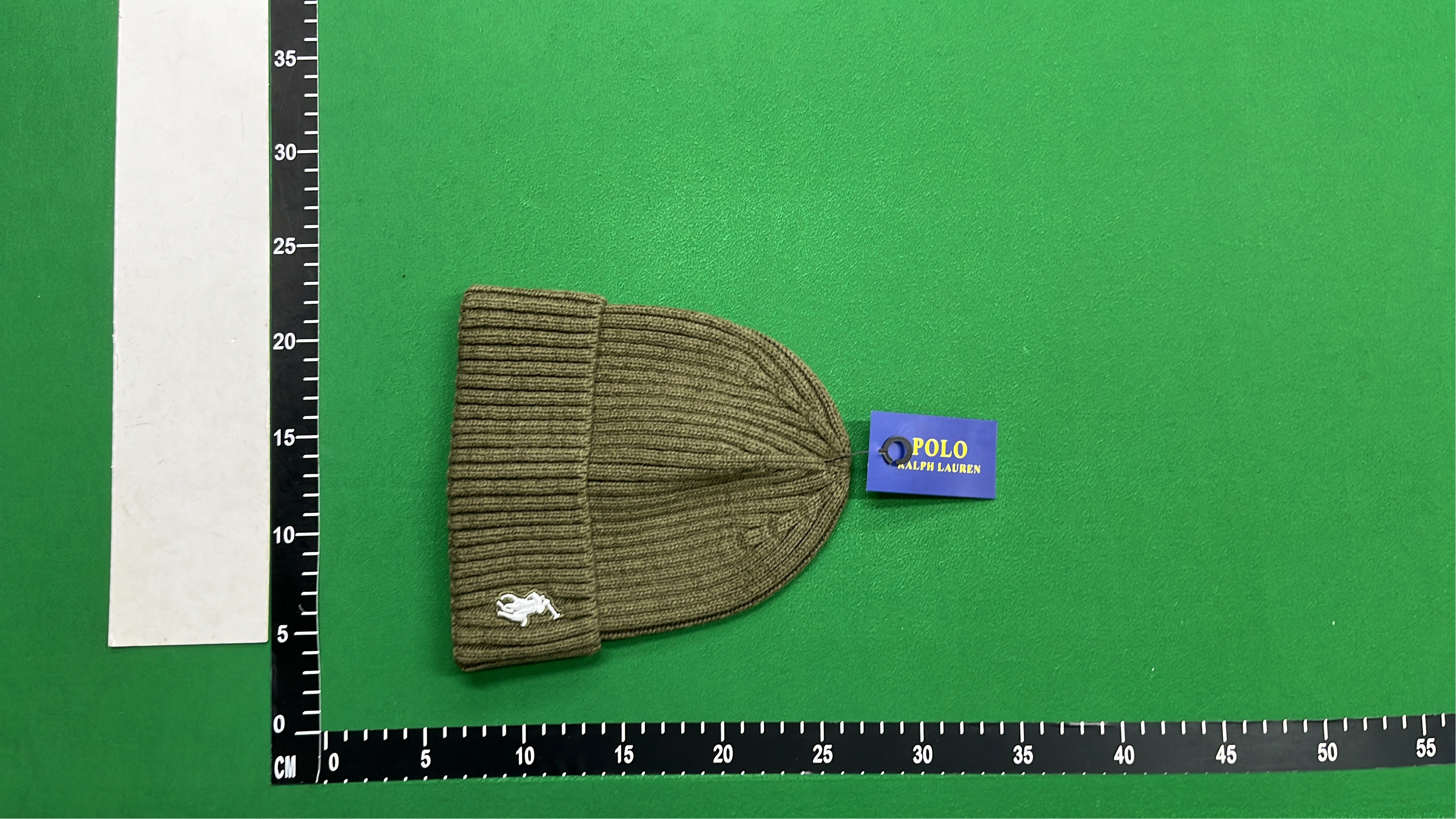 Polo Ralph Lauren Knit Beanie Hat with Logo - Men's Winter Headwear