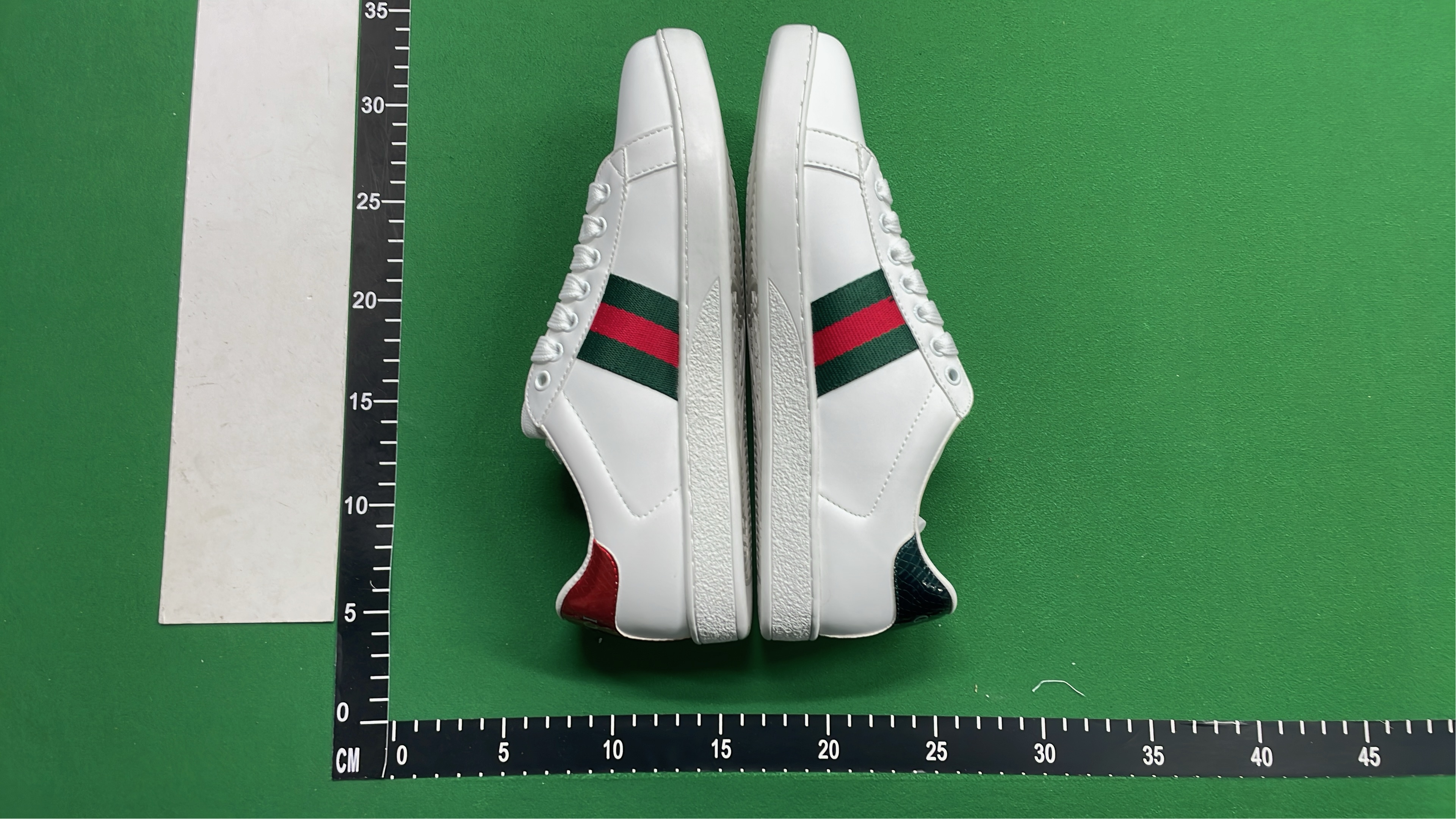 Gucci Ace Sneakers with Cherry and Web Detail - White Leather