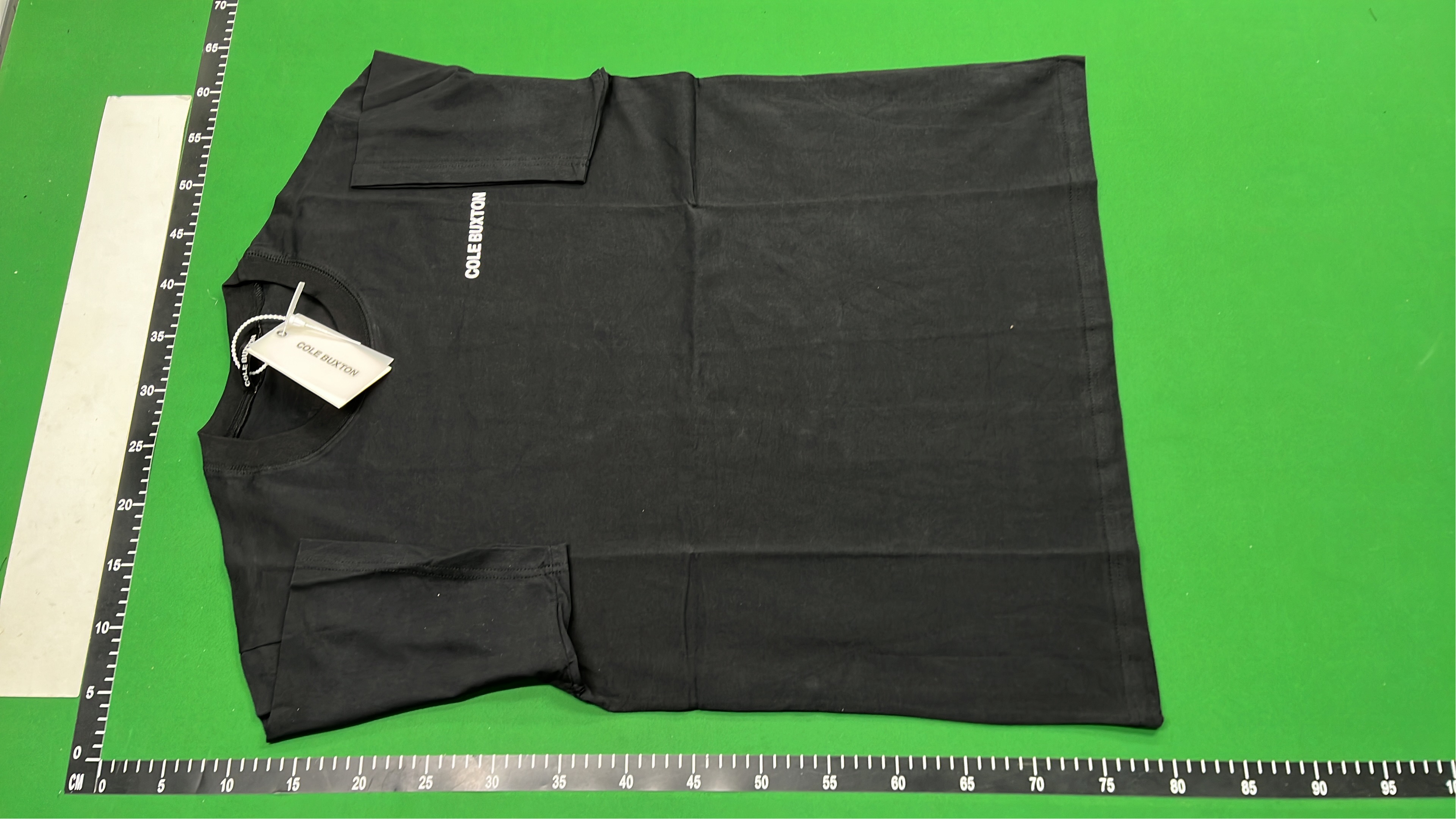 Cole Buxton Navy Blue Logo T-Shirt