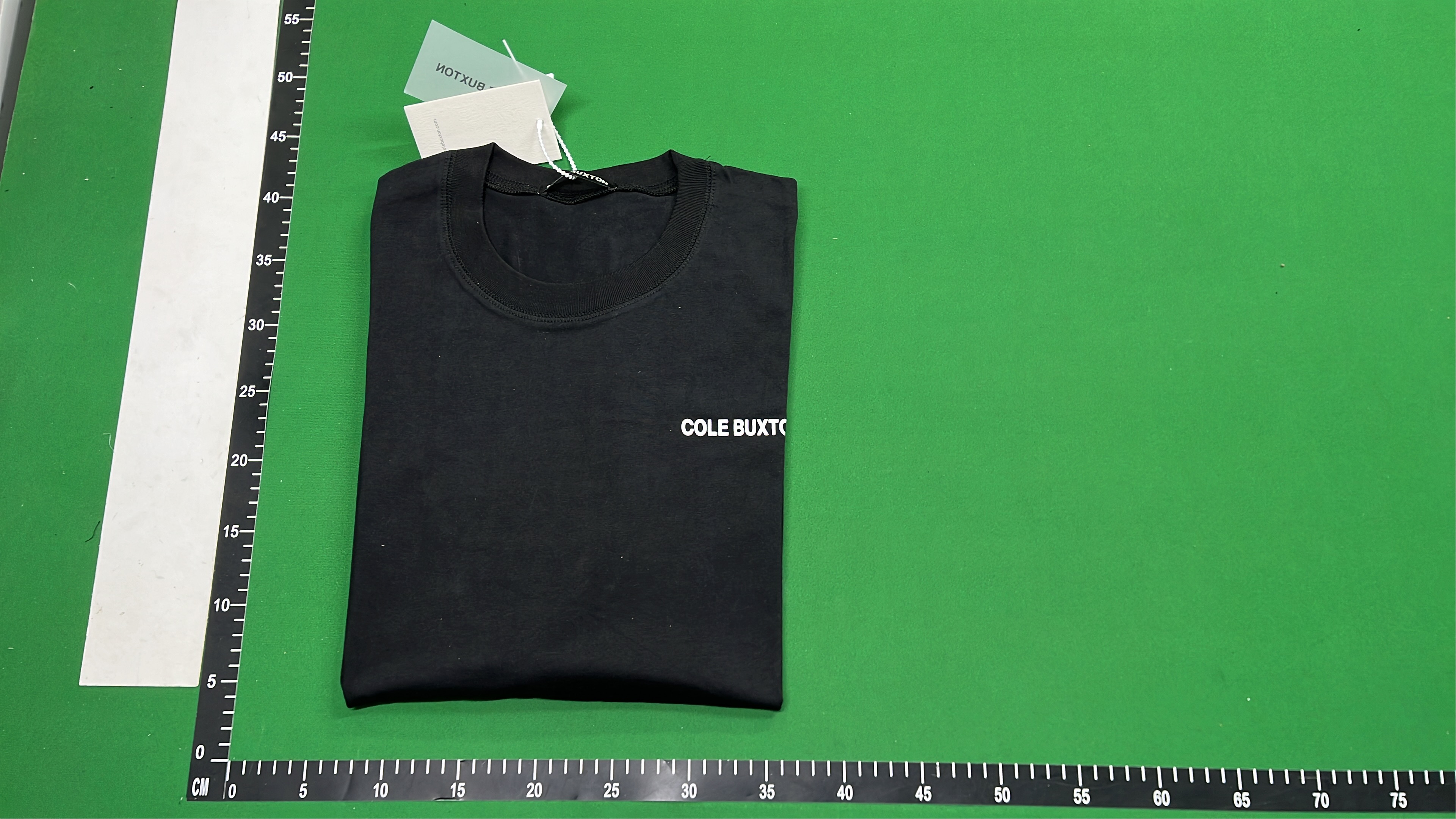 Cole Buxton Navy Blue Logo T-Shirt