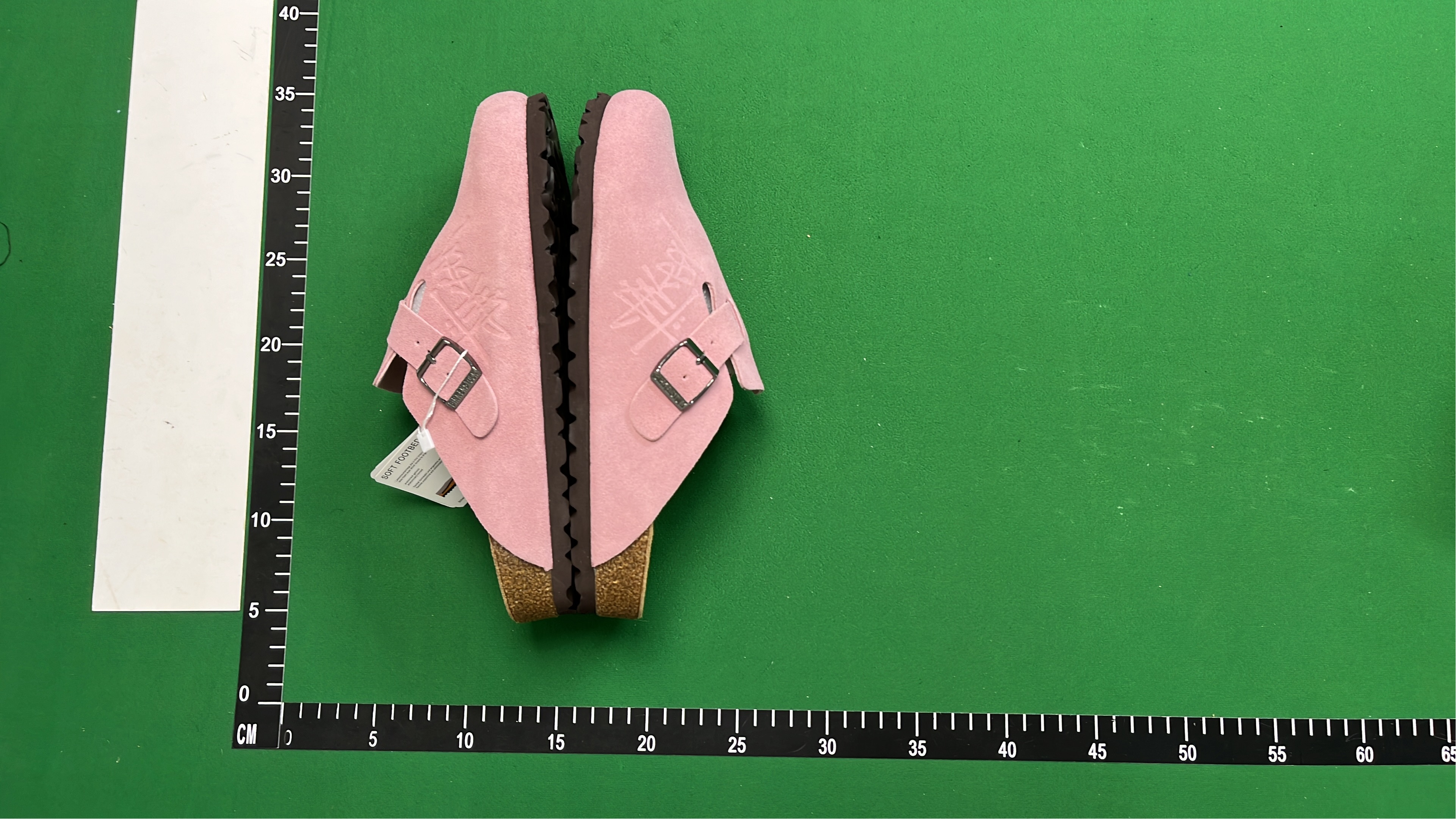 Softfoot Suede Slide Sandals with Buckle Straps