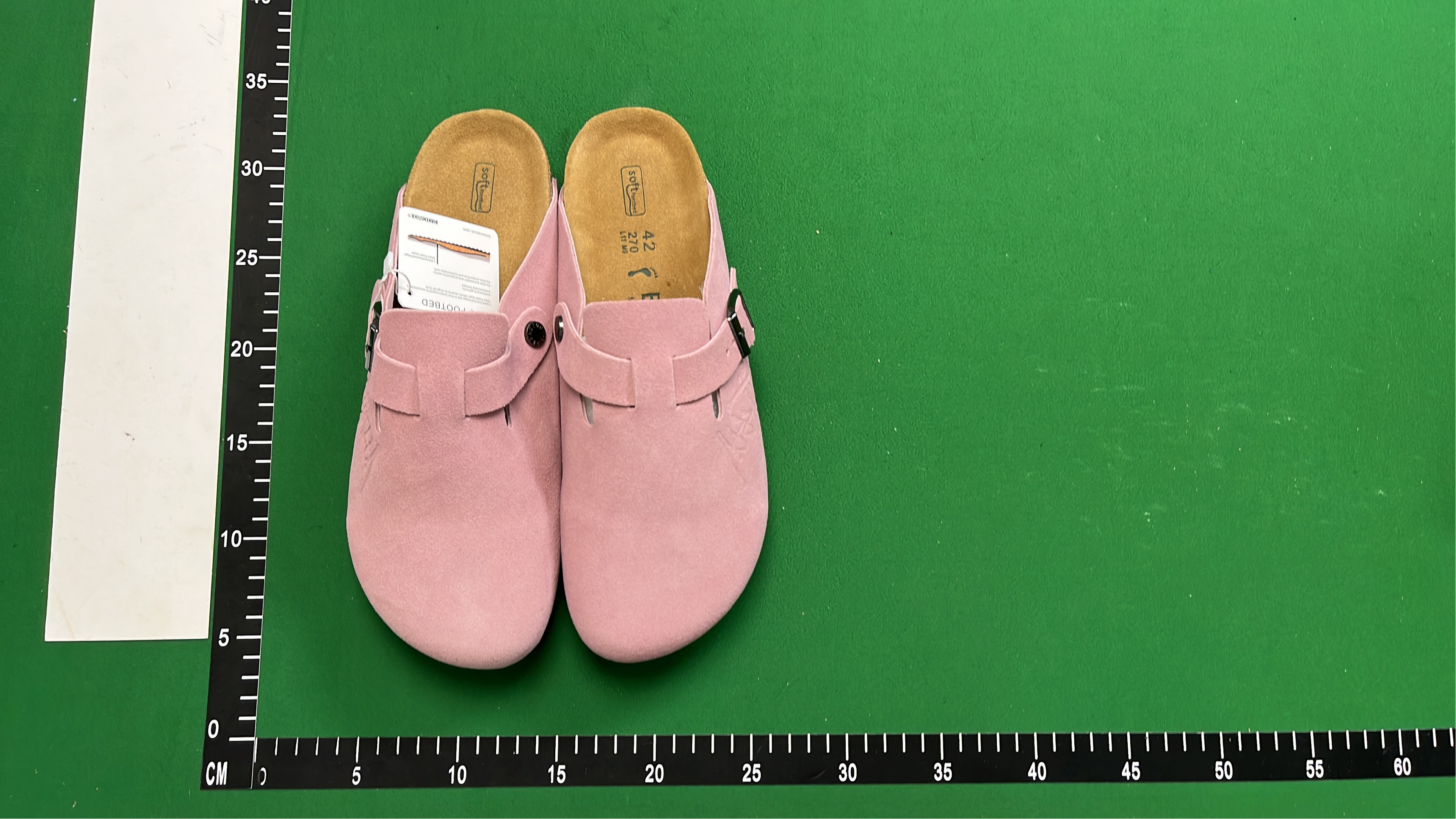 Softfoot Suede Slide Sandals with Buckle Straps