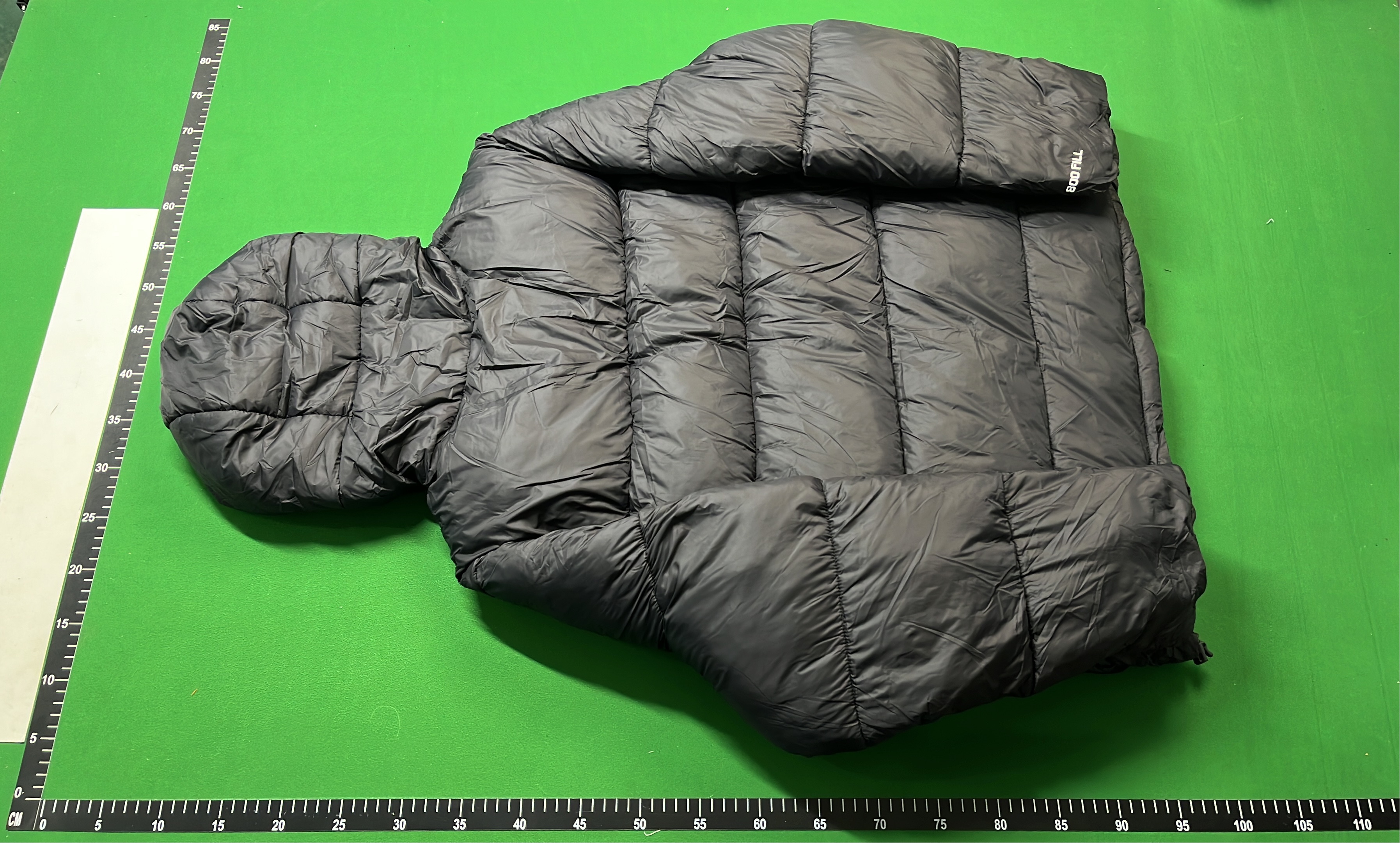 Stussy Down Jacket 800 Fill - Black, White, Pink Hooded Winter Coat