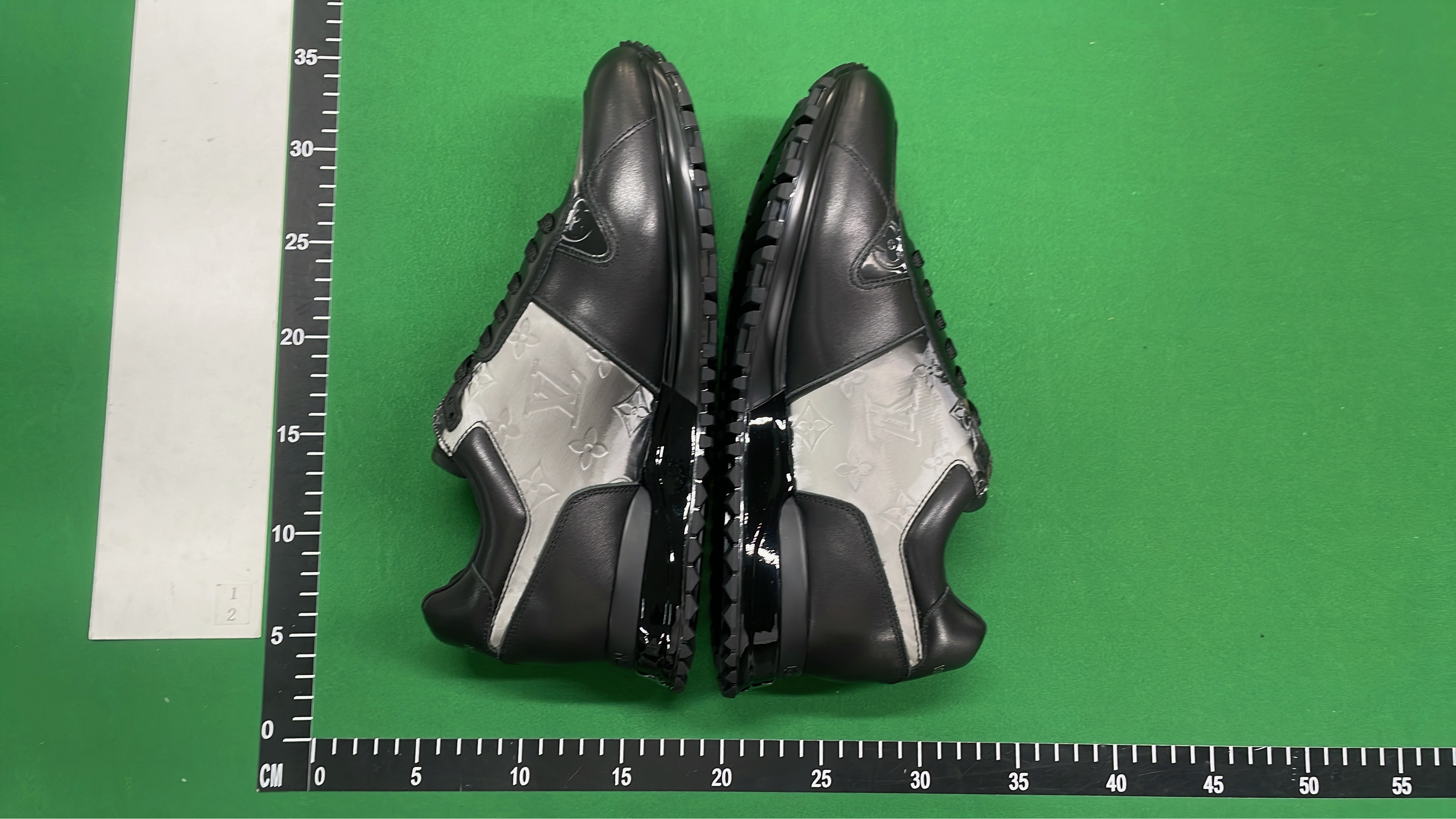 Louis Vuitton Black Monogram Sneakers for Men
