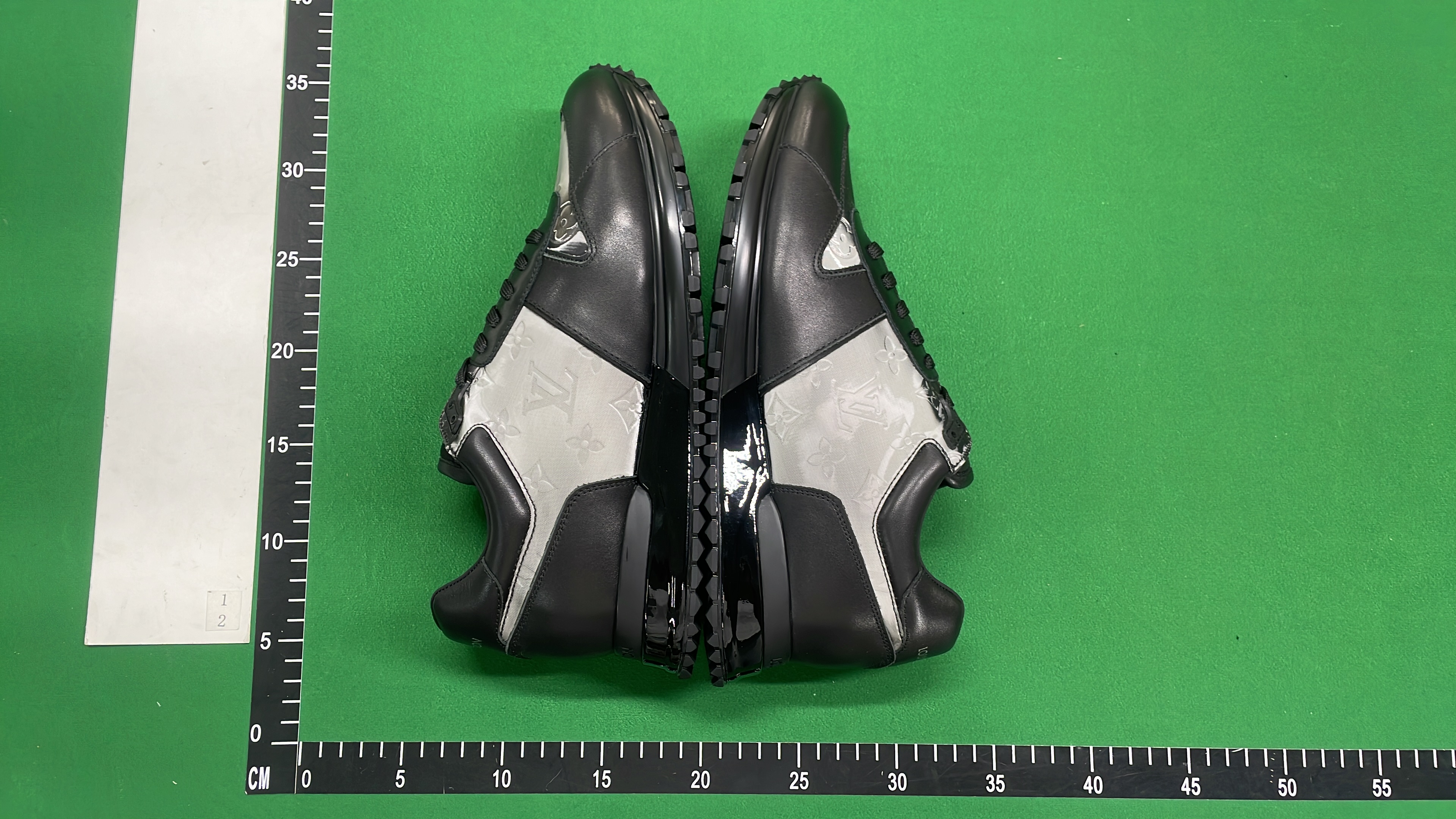 Louis Vuitton Black Monogram Sneakers for Men