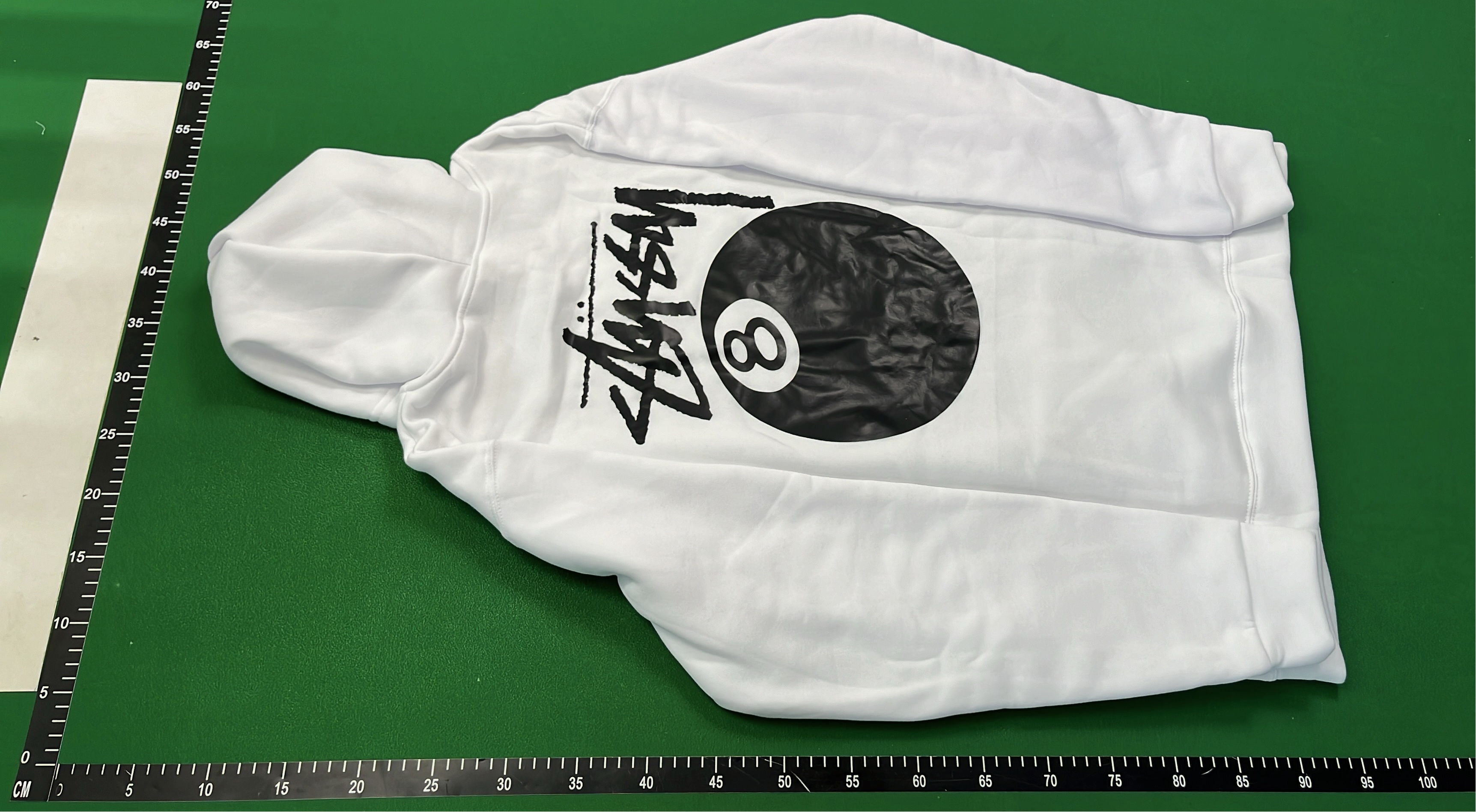 Stussy Black Hoodie with White Logo