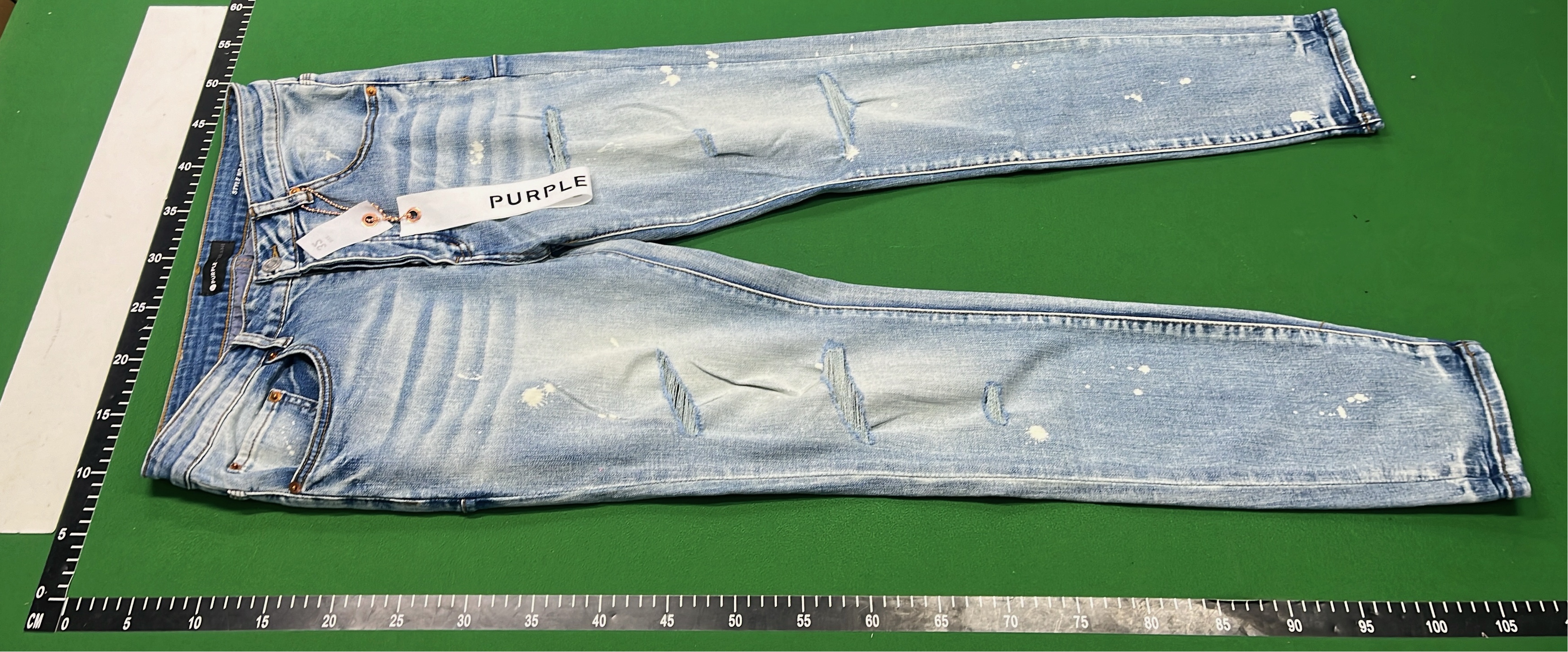 Distressed Black Denim Jeans for Men