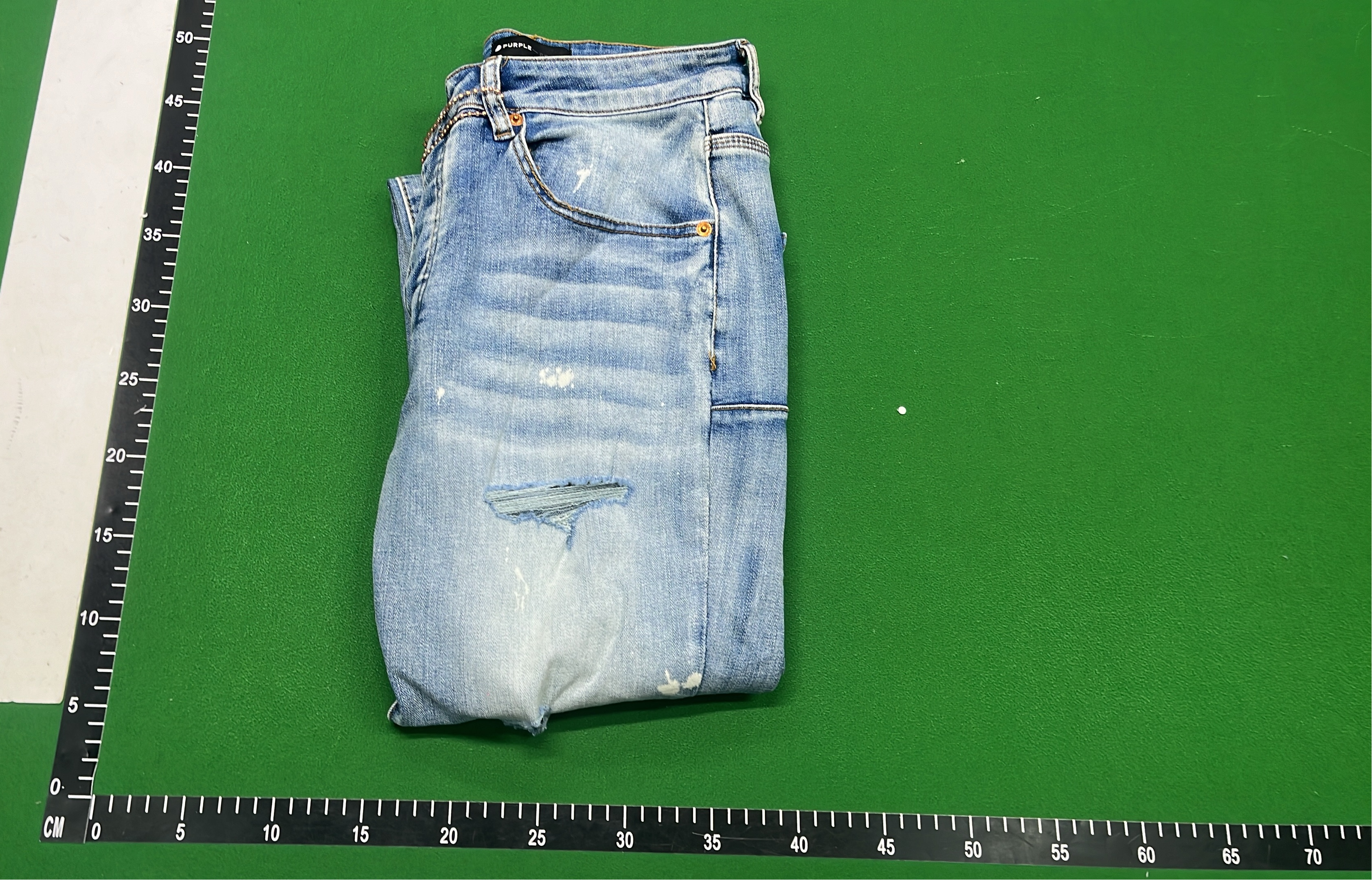 Distressed Black Denim Jeans for Men