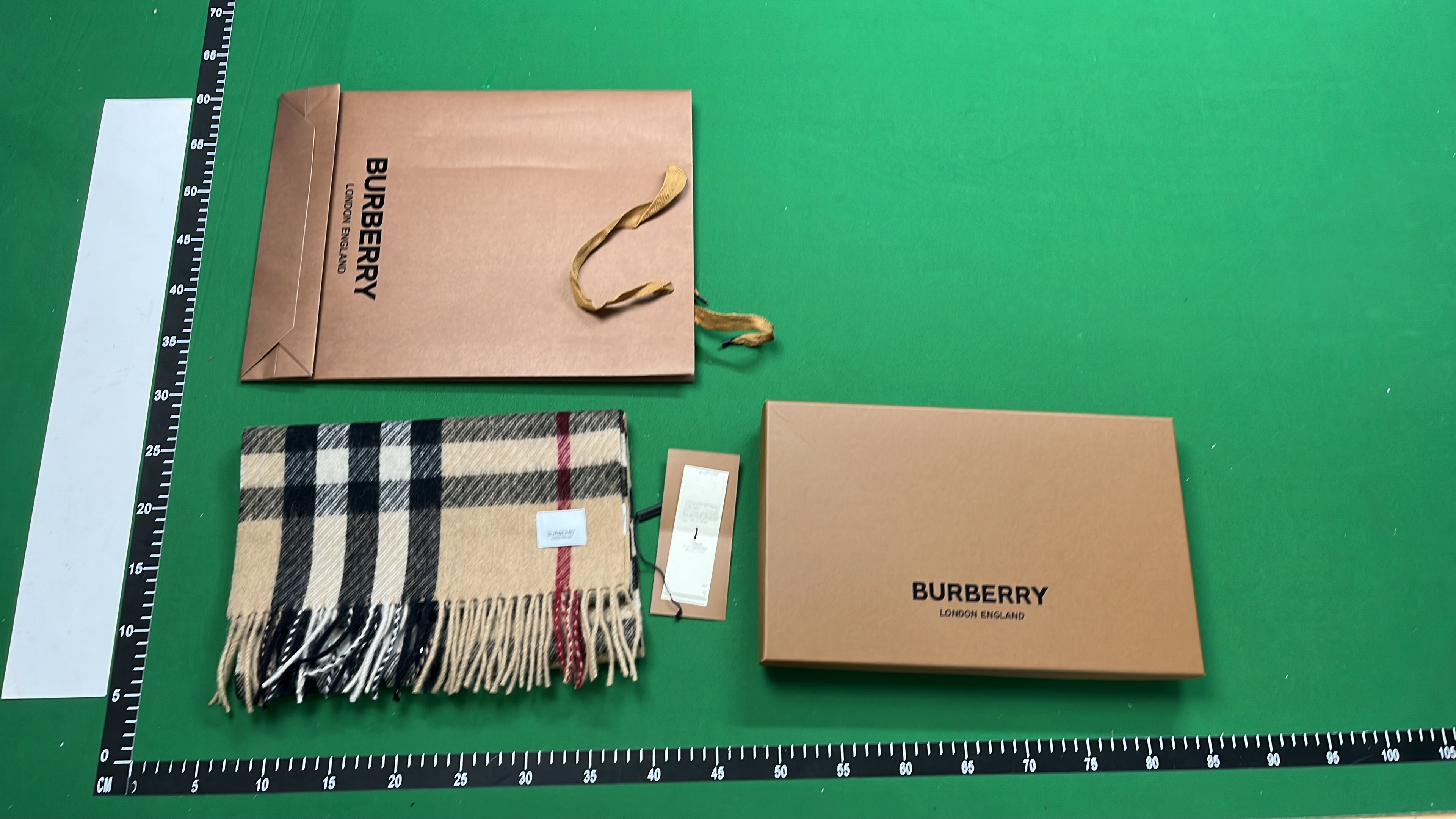 Burberry Classic Check Cashmere Scarf for Men and Women