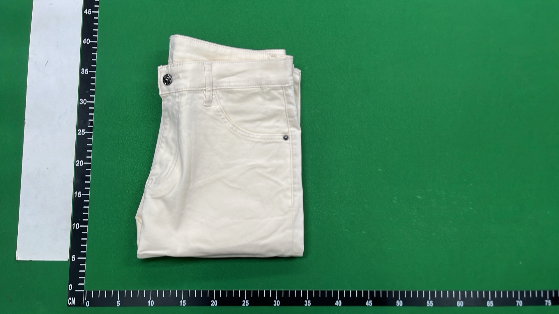 Burberry Beige Cotton Pants with Iconic Check Patch and Logo