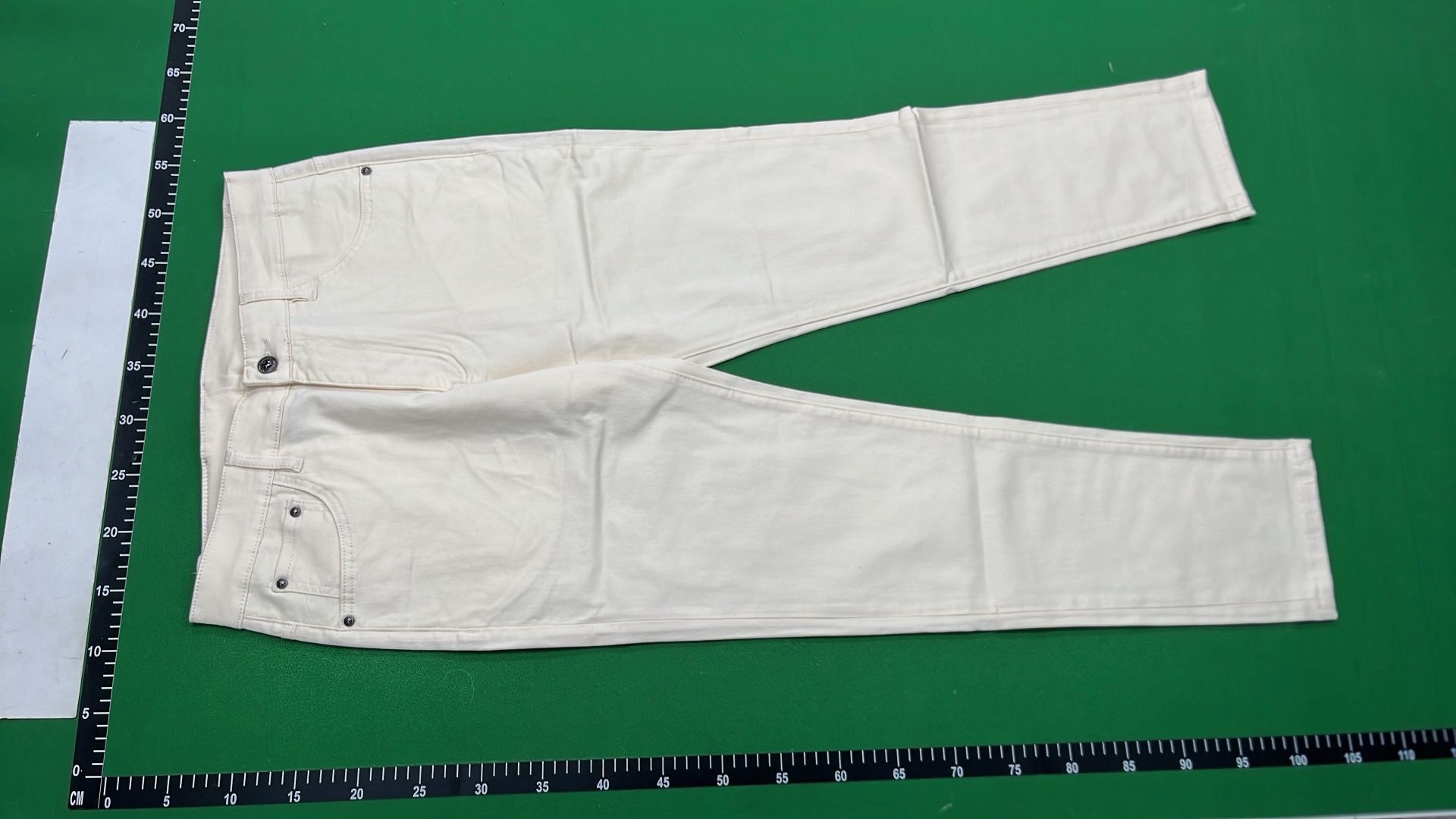 Burberry Beige Cotton Pants with Iconic Check Patch and Logo