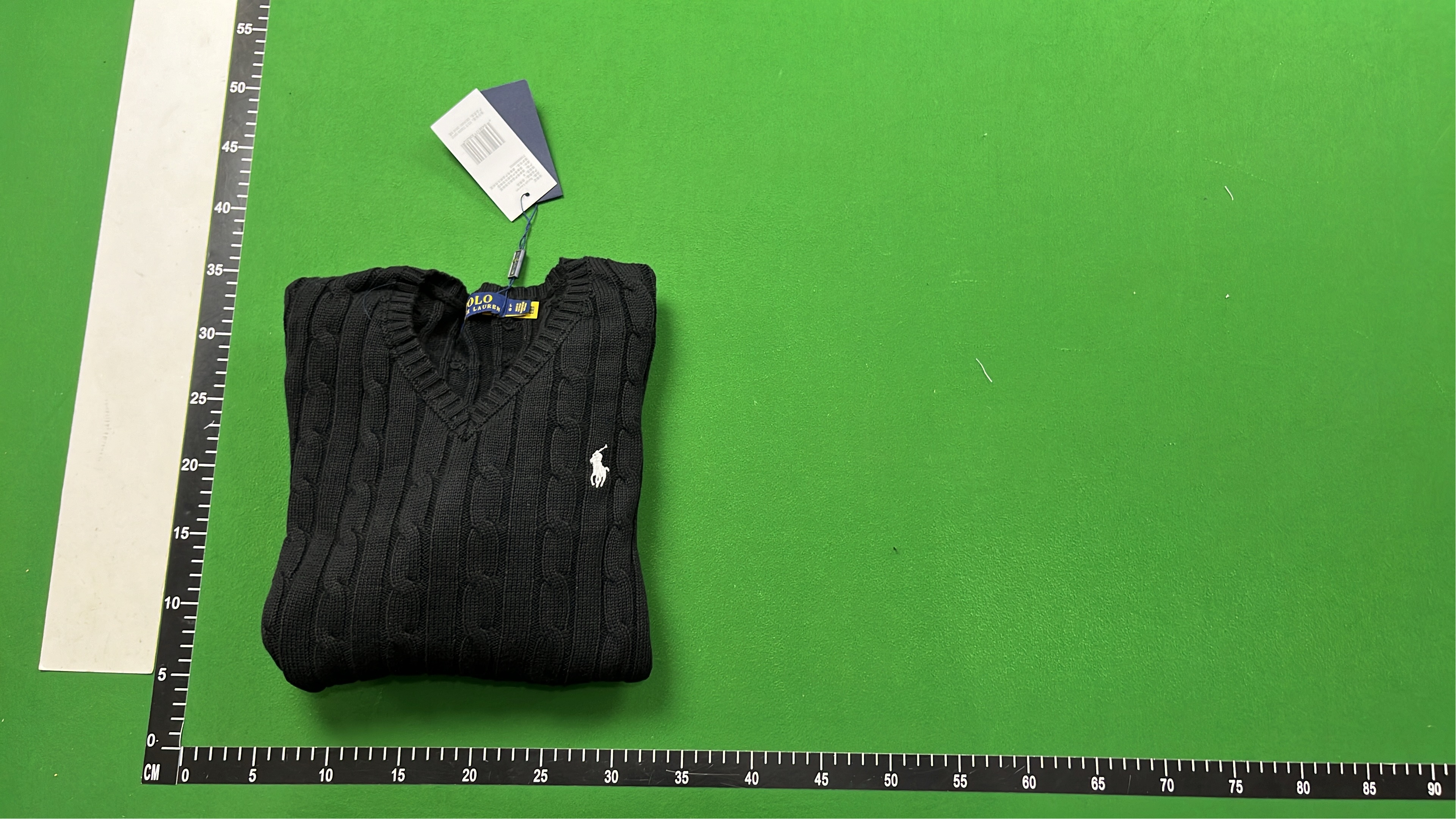 Cable-Knit V-Neck Sweater for Men