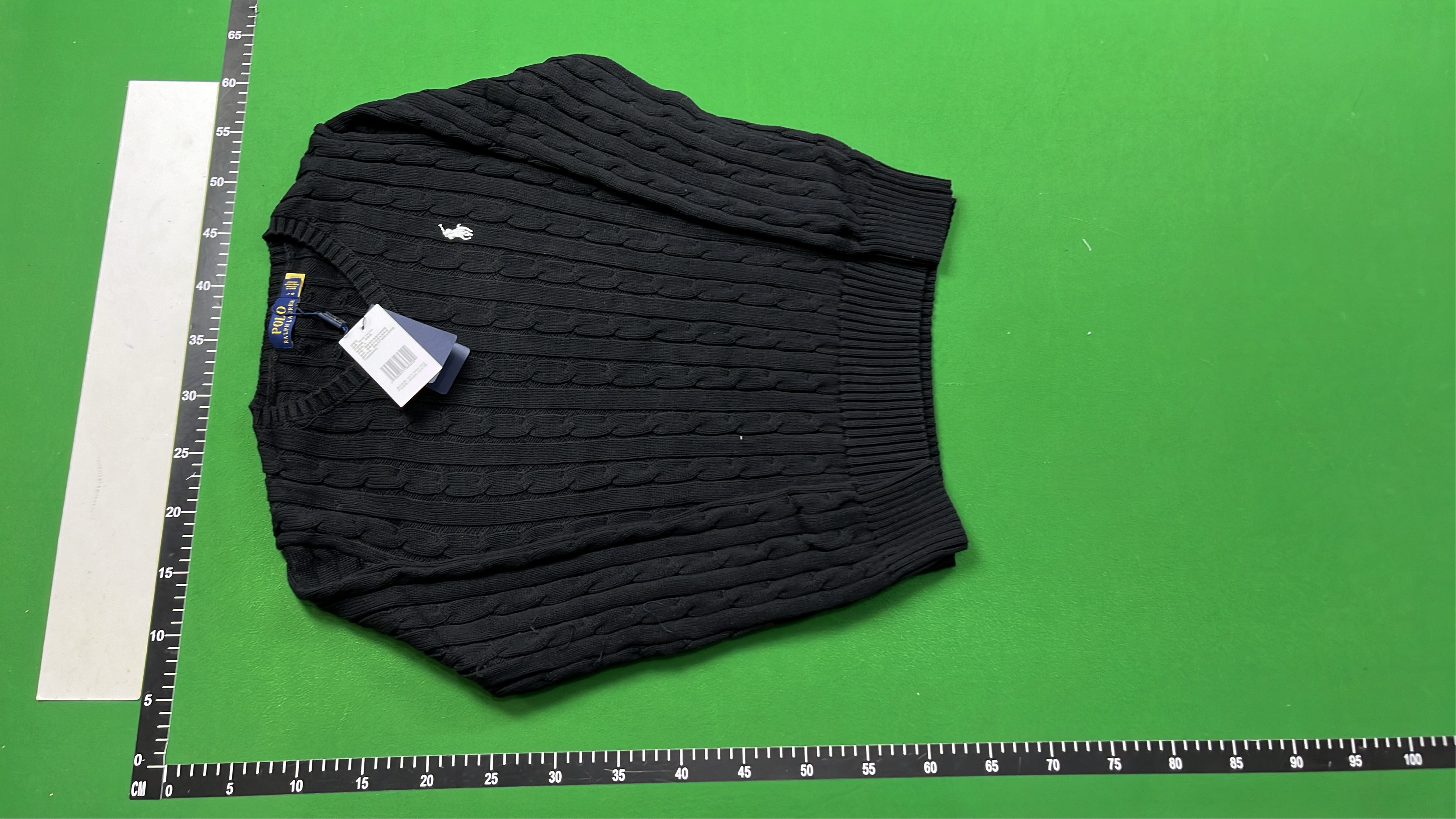 Cable-Knit V-Neck Sweater for Men
