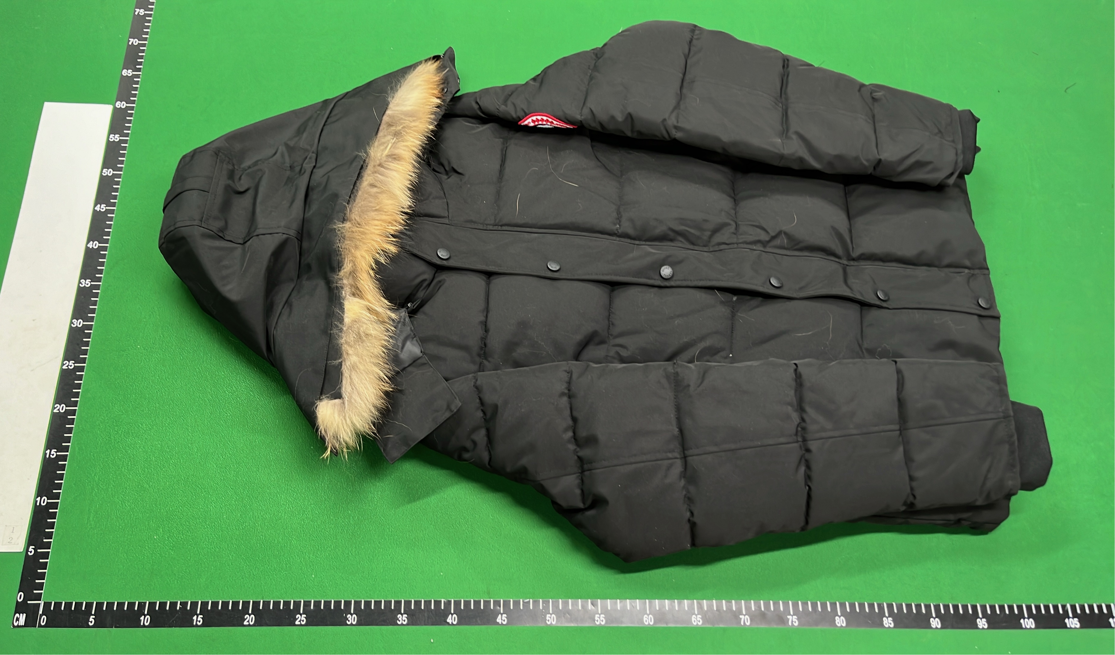 Canada Goose Black Arctic Program Parka with Fur Hood