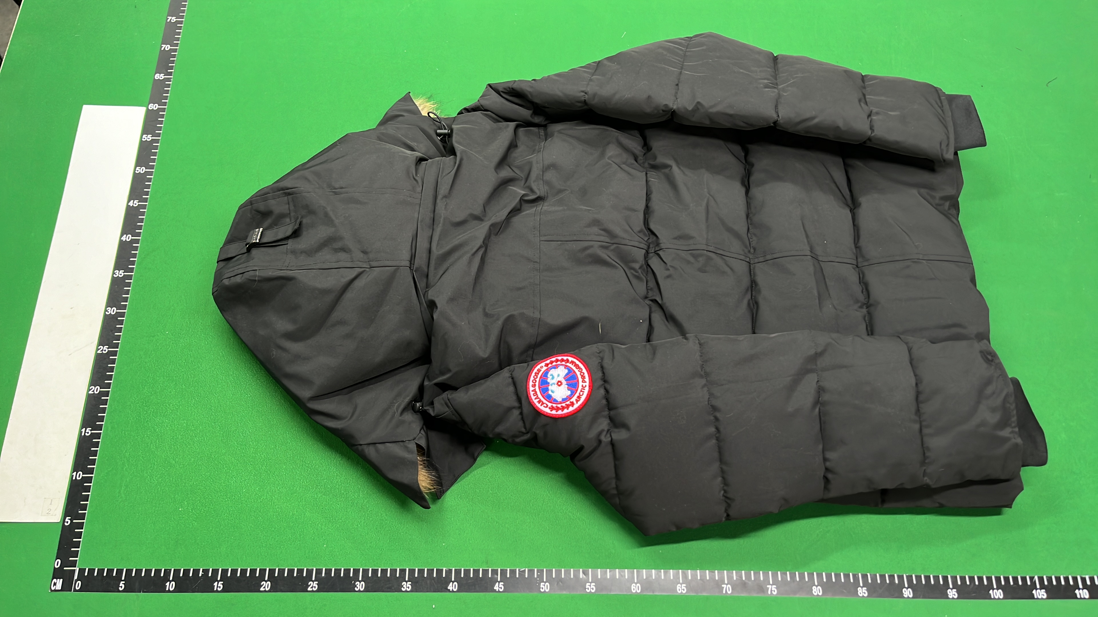Canada Goose Black Arctic Program Parka with Fur Hood