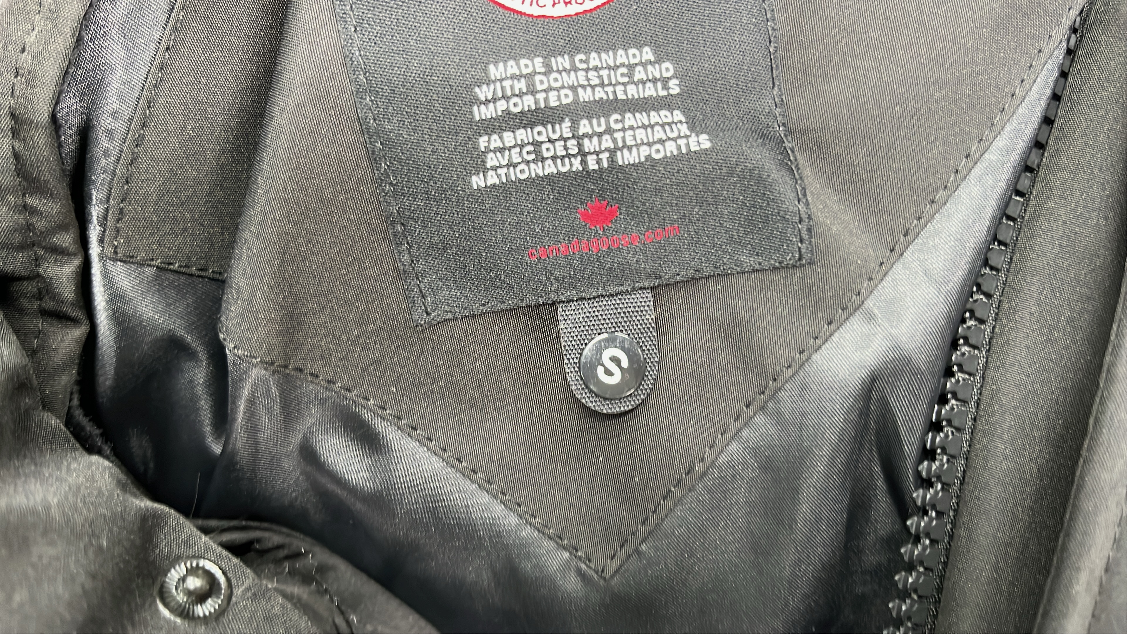 Canada Goose Black Arctic Program Parka with Fur Hood