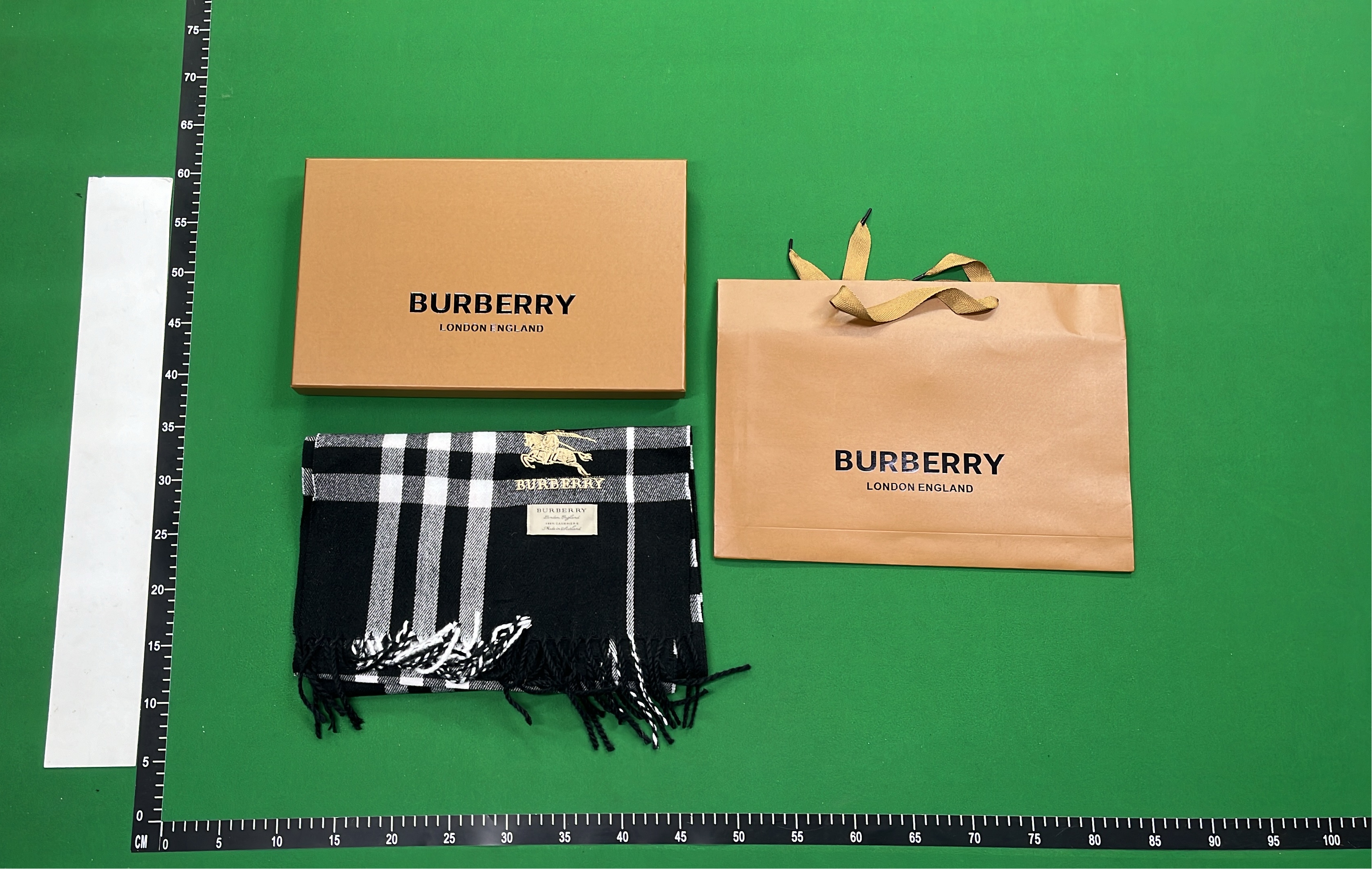 Burberry Classic Check Cashmere Scarf in Multiple Colors