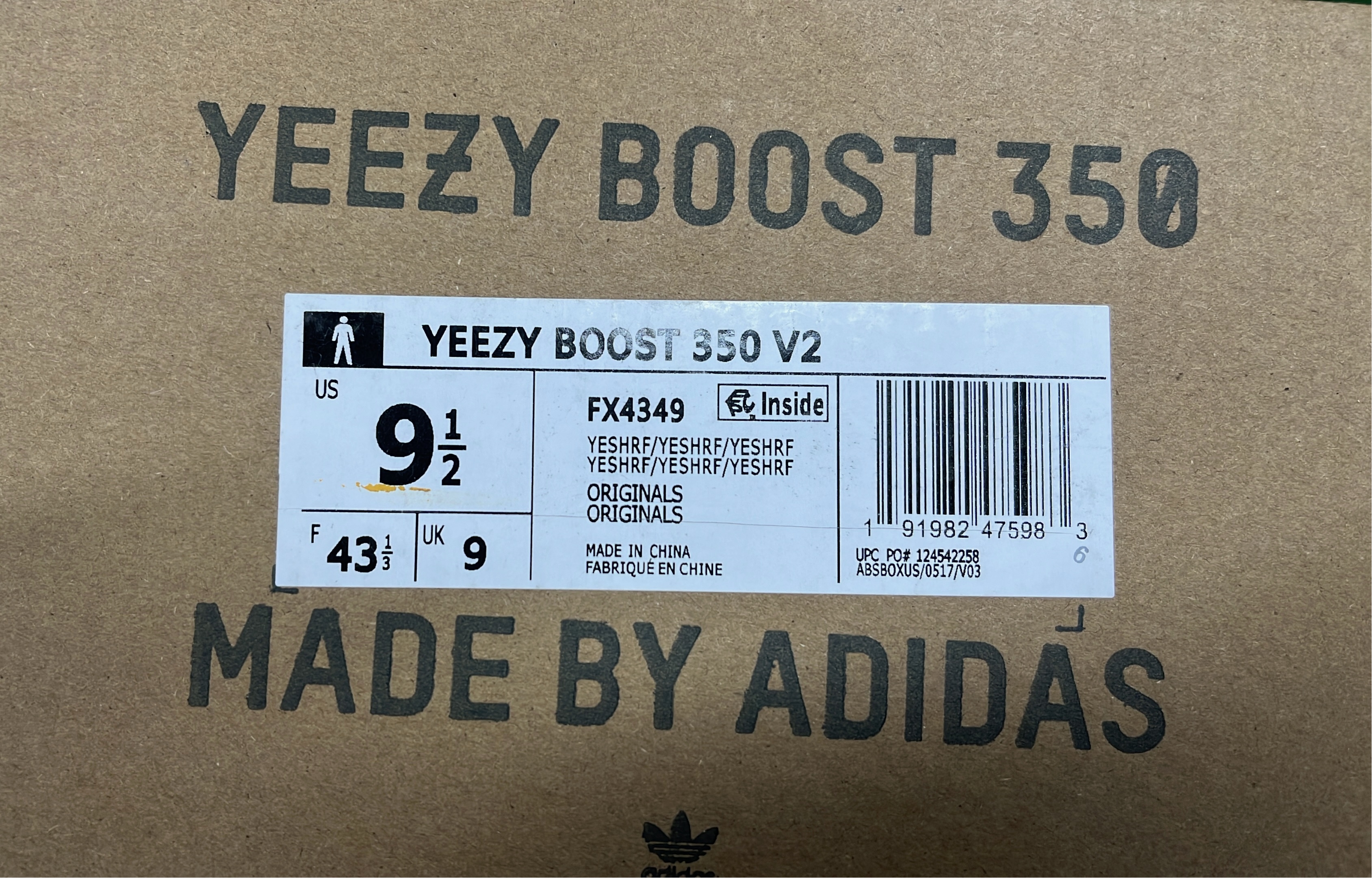 Adidas Yeezy Boost 350 V2 Glitter Silver Sneakers