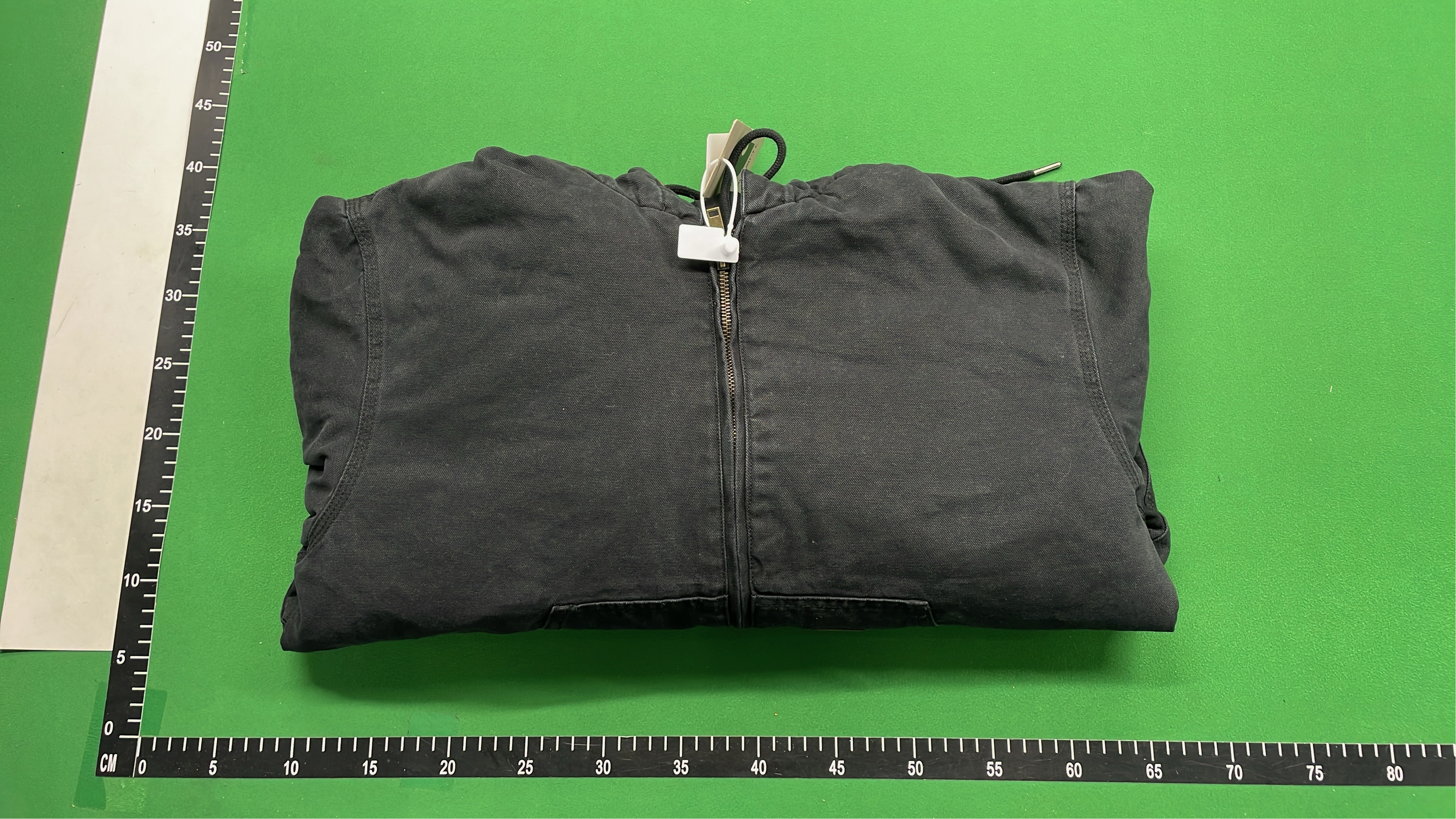Carhartt Hooded Sweatshirt Zip-Up Gray