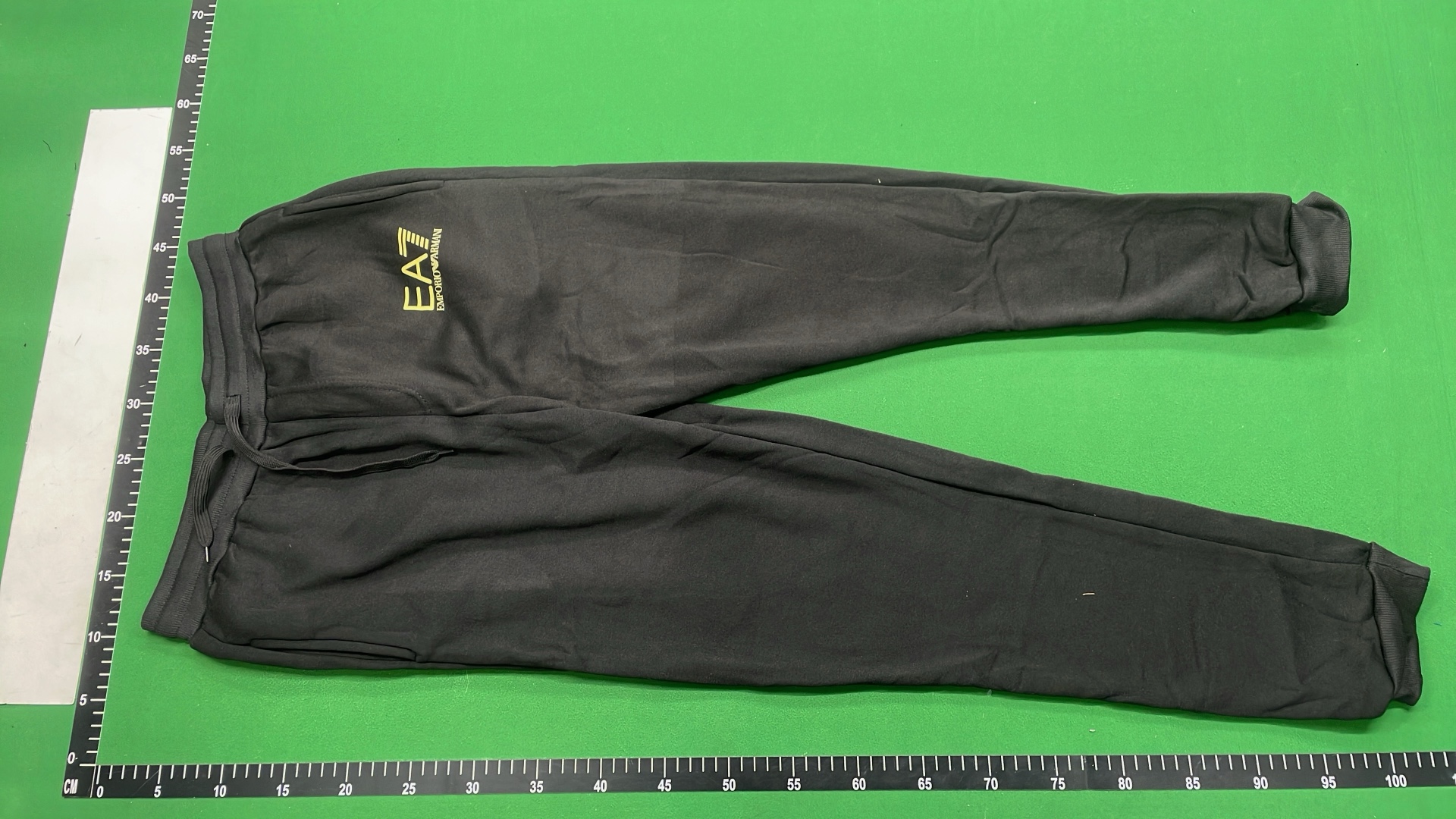 EA7 Emporio Armani Black Hoodie and Jogger Set