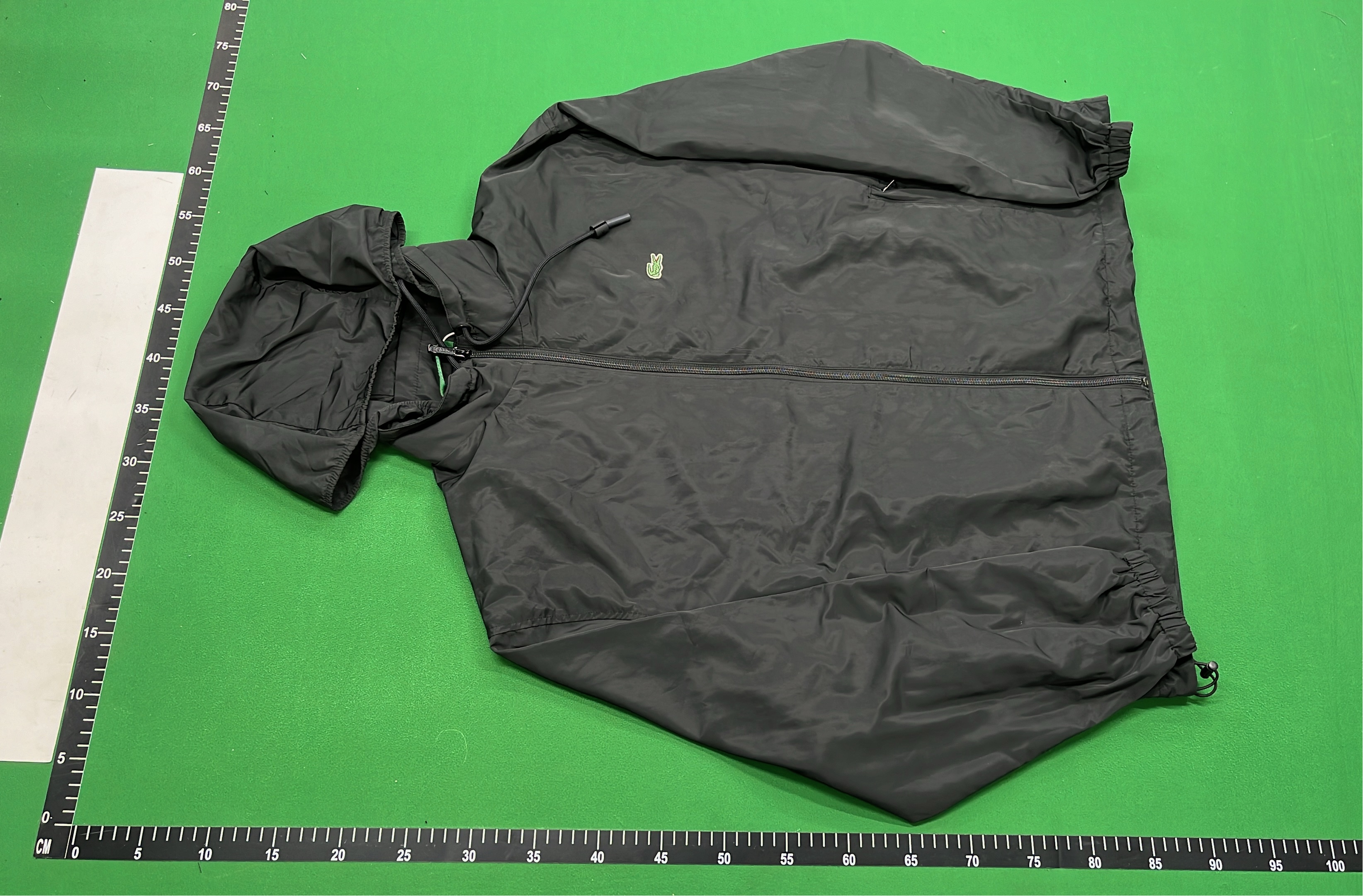 Lacoste Black Hooded Jacket for Men and Women