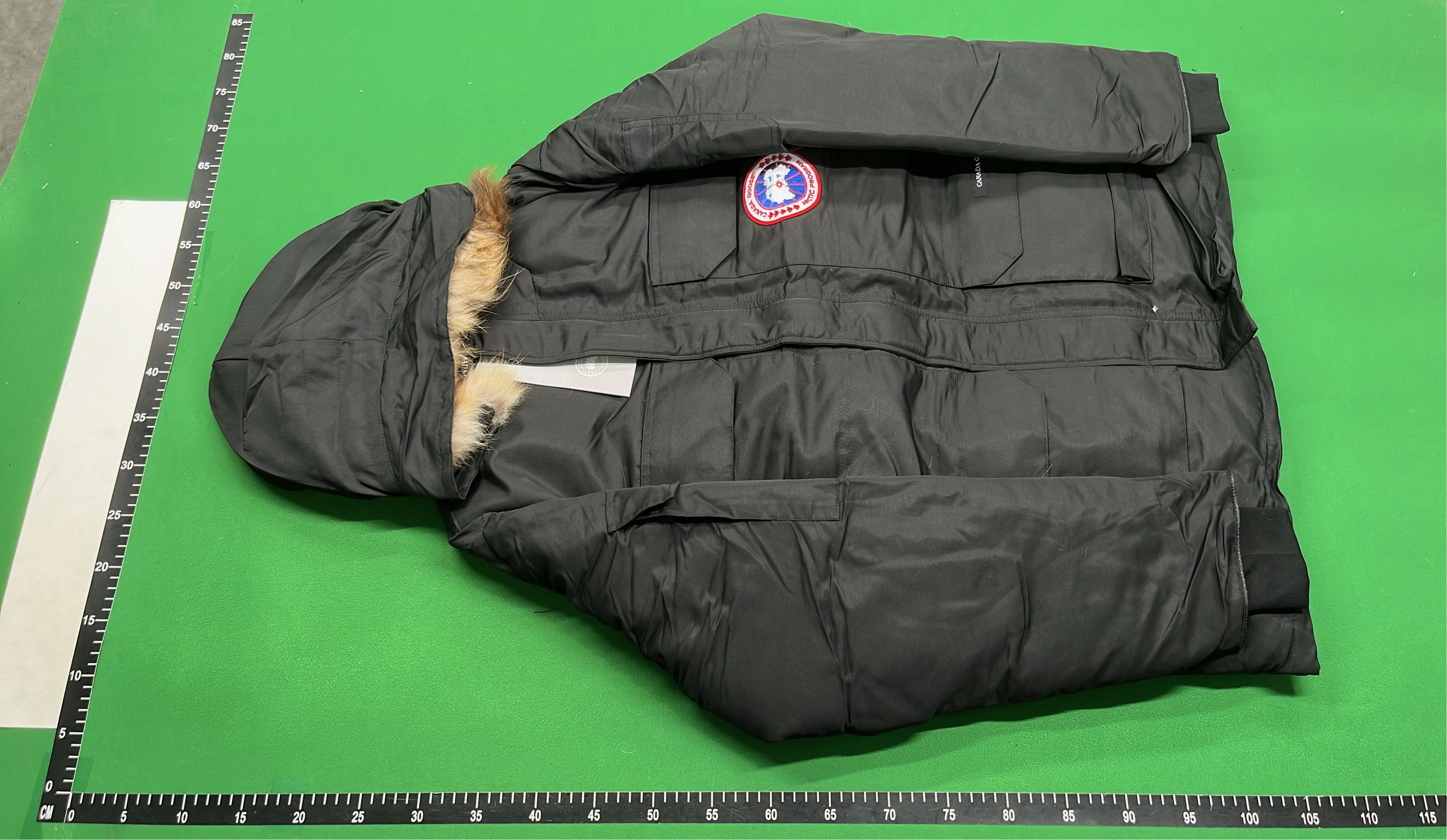 Canada Goose Black Arctic Program Parka with Fur Hood