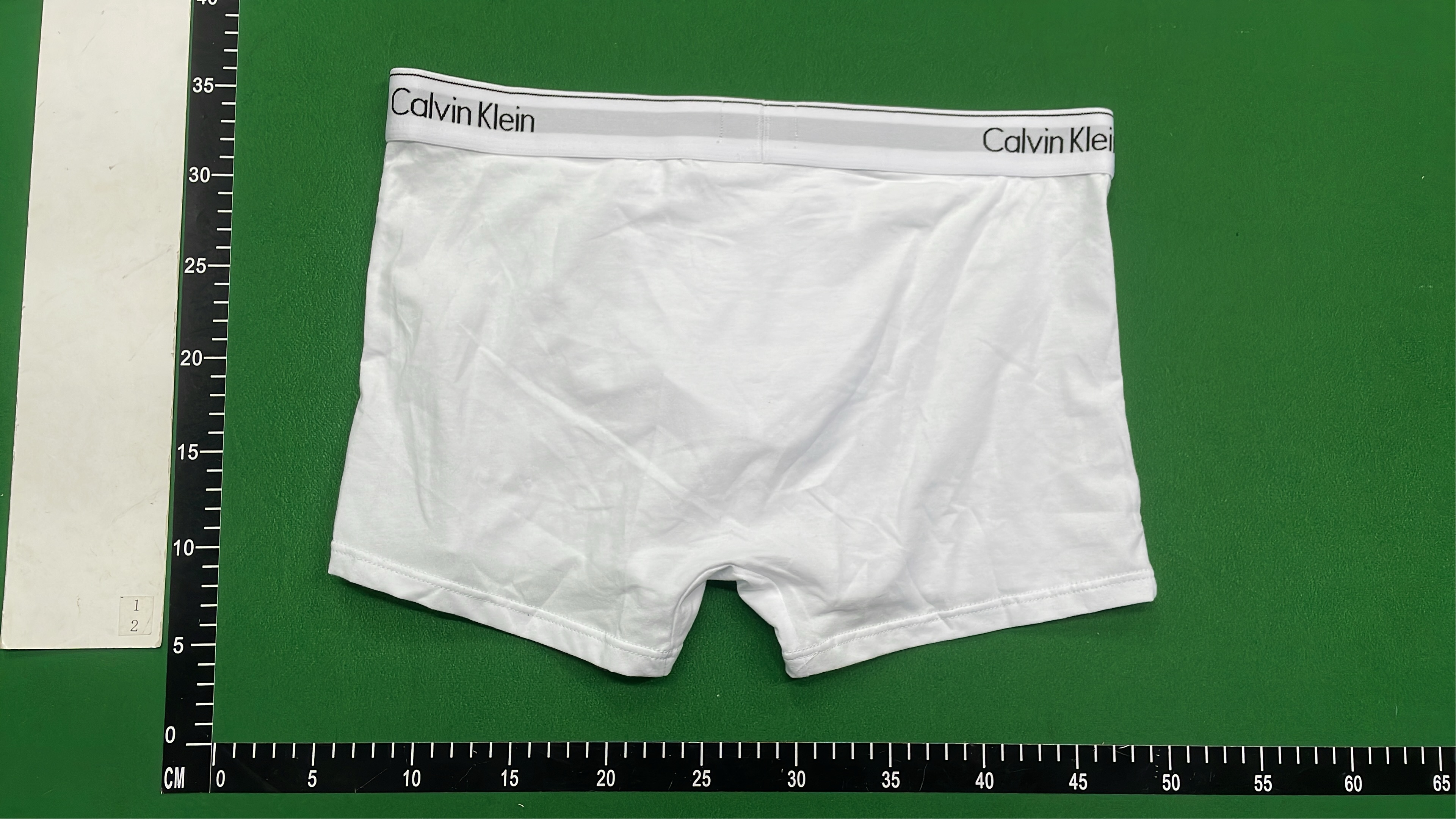 Calvin Klein Men's Navy Blue Boxer Briefs with Logo Waistband