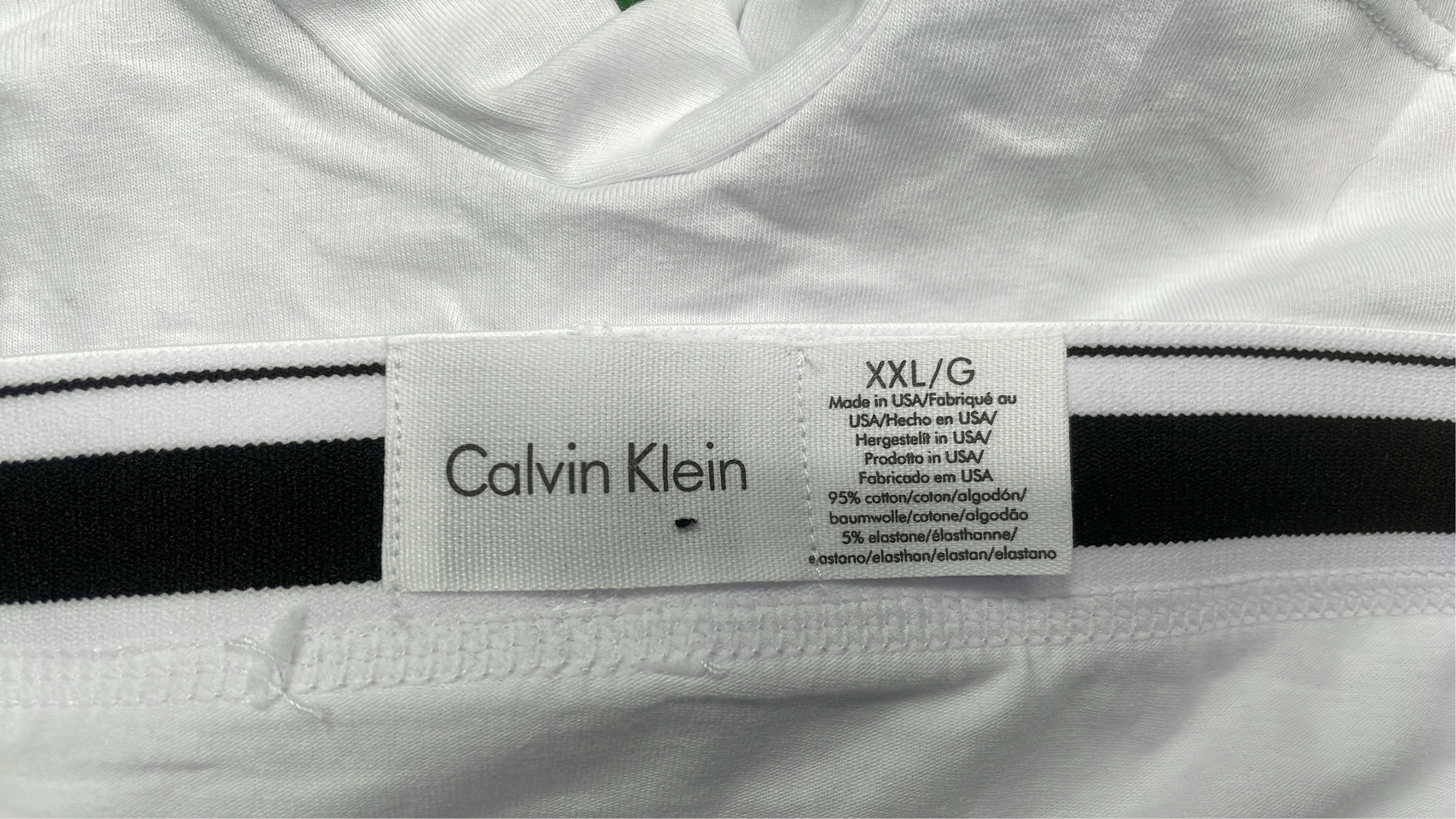 Calvin Klein Men's Navy Blue Boxer Briefs with Logo Waistband