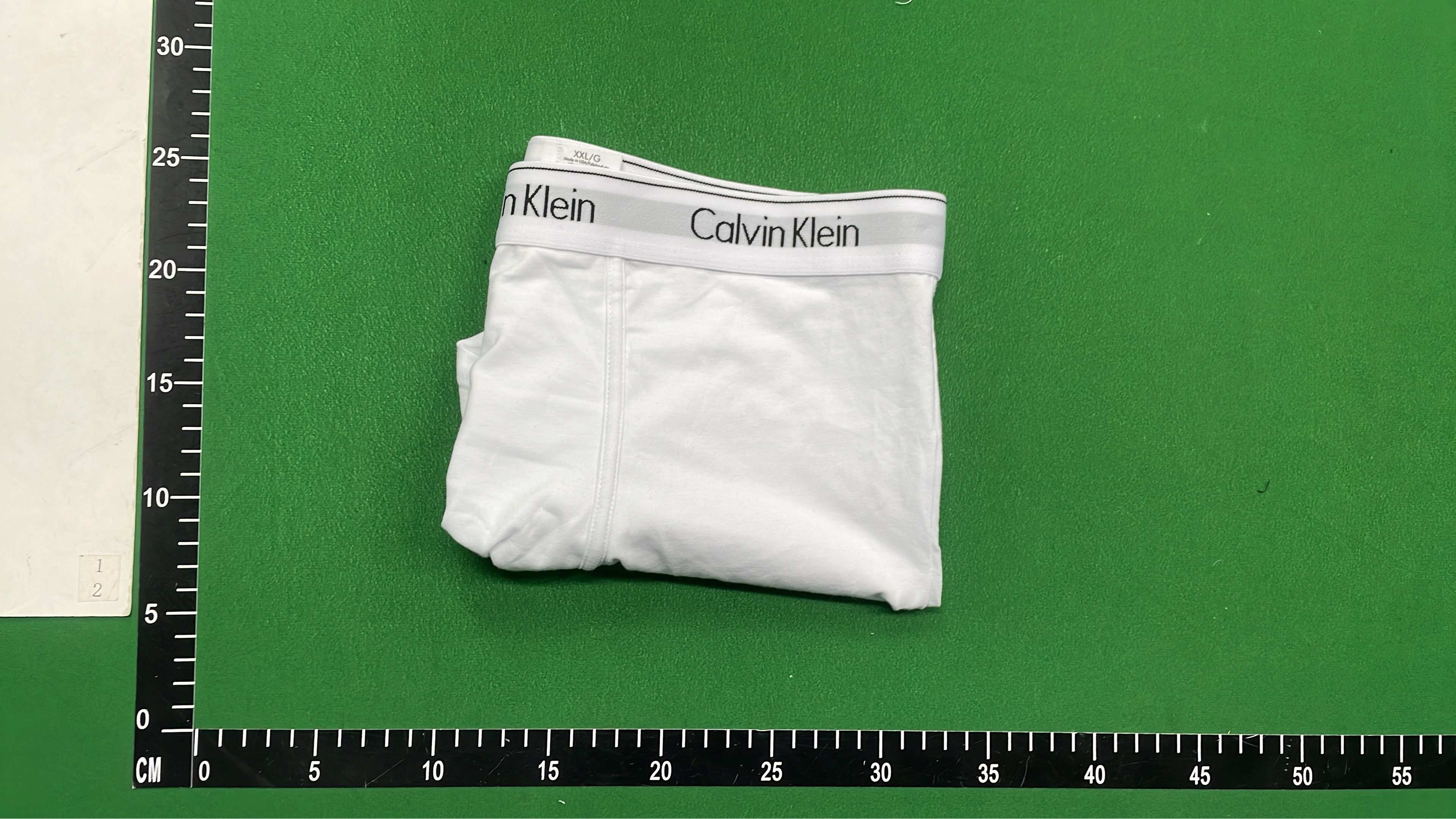 Calvin Klein Men's Navy Blue Boxer Briefs with Logo Waistband