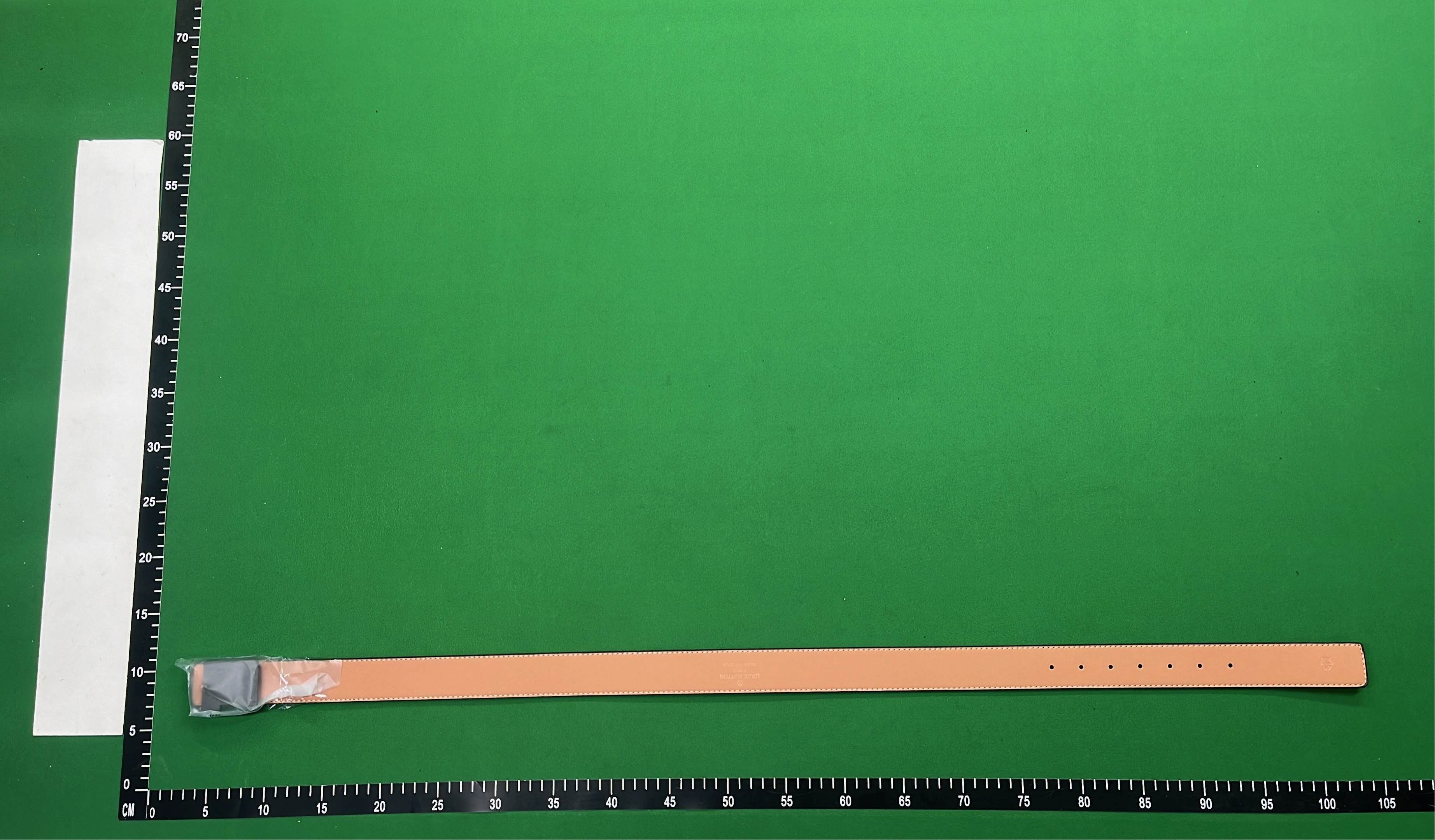 LV Damier Ebene Belt with Silver Buckle