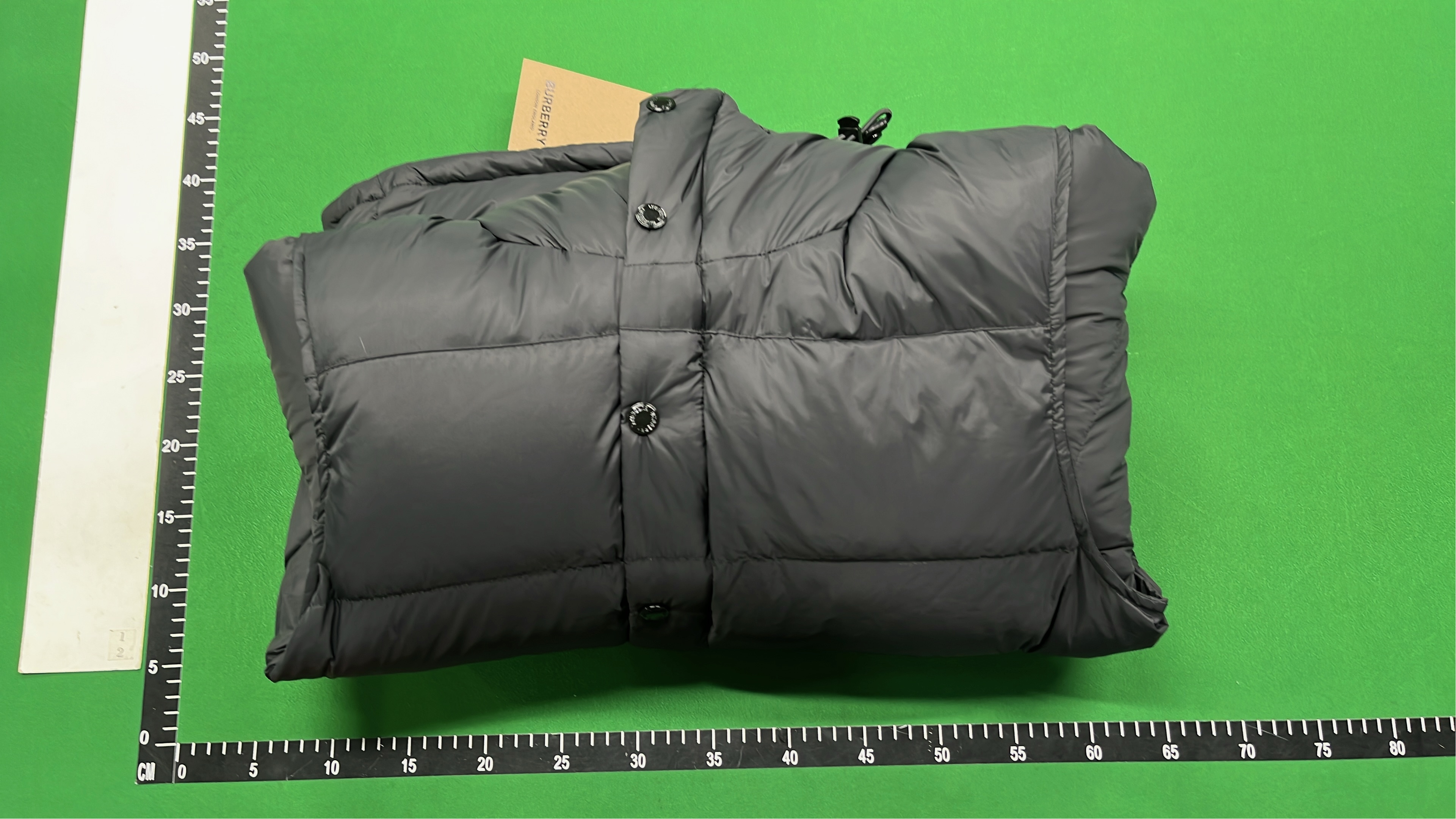 Moncler Black Puffer Vest with Hood