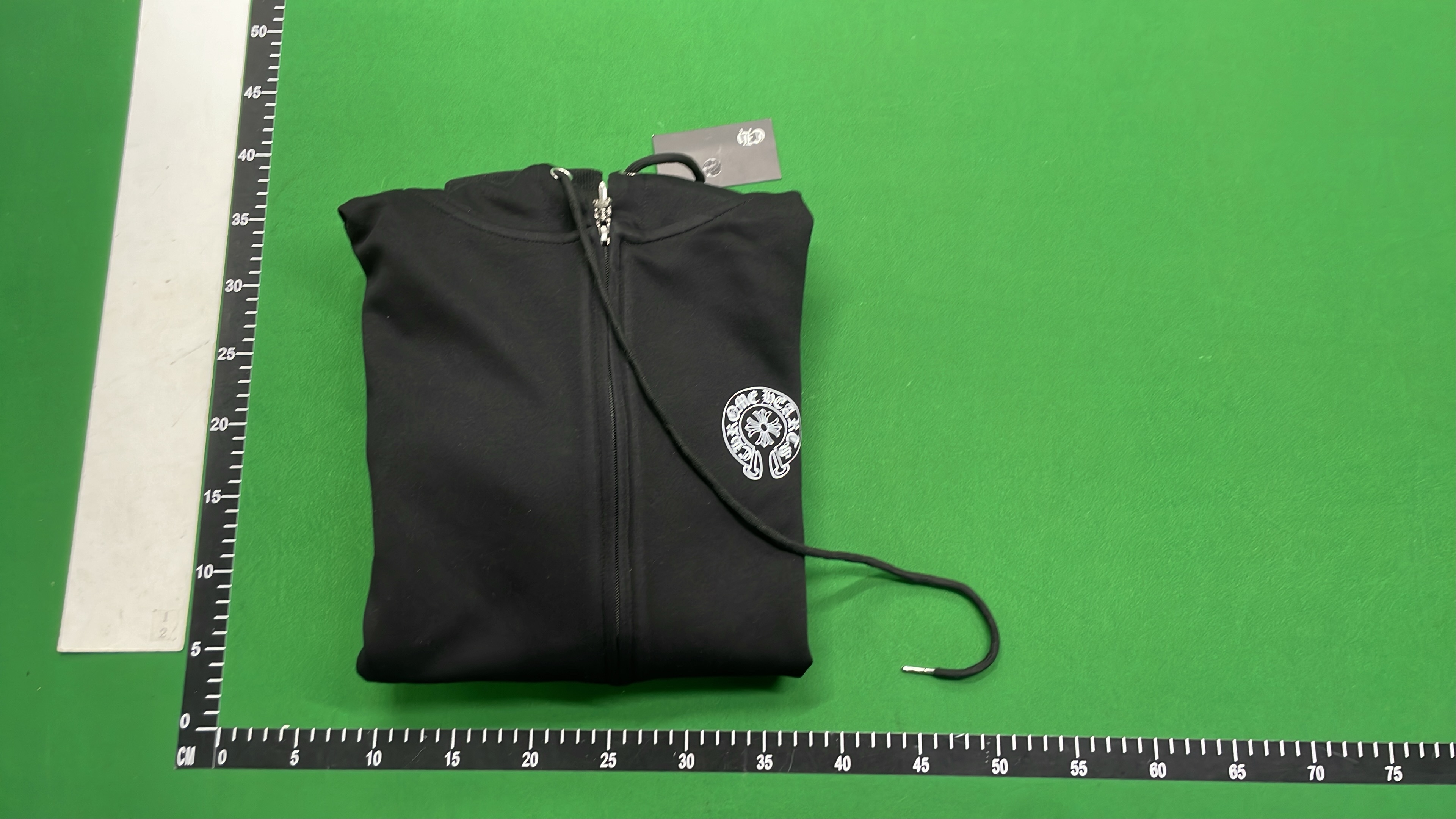 Chrome Hearts Hoodie with Cross and Puzzle Design