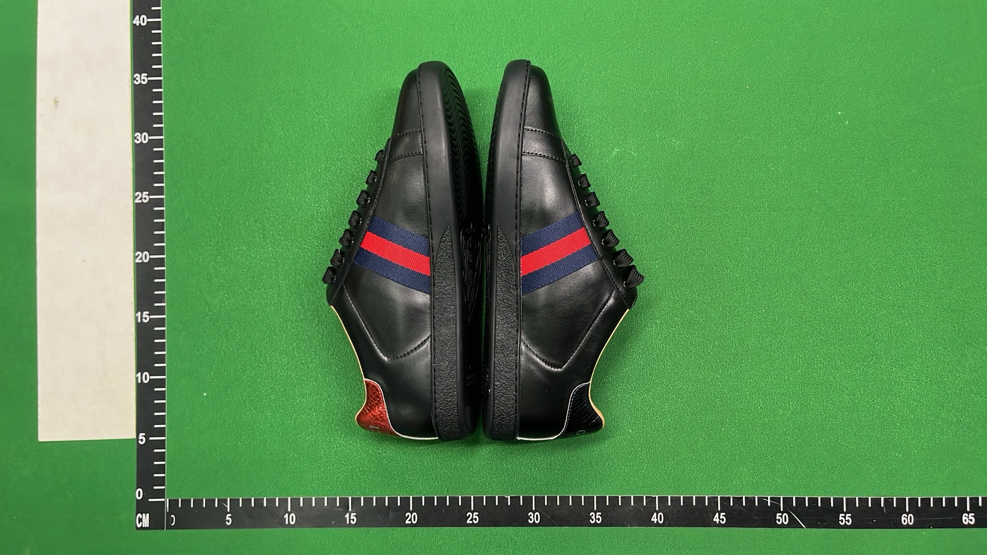 White Gucci Sneakers with Red Stars and Heart Design