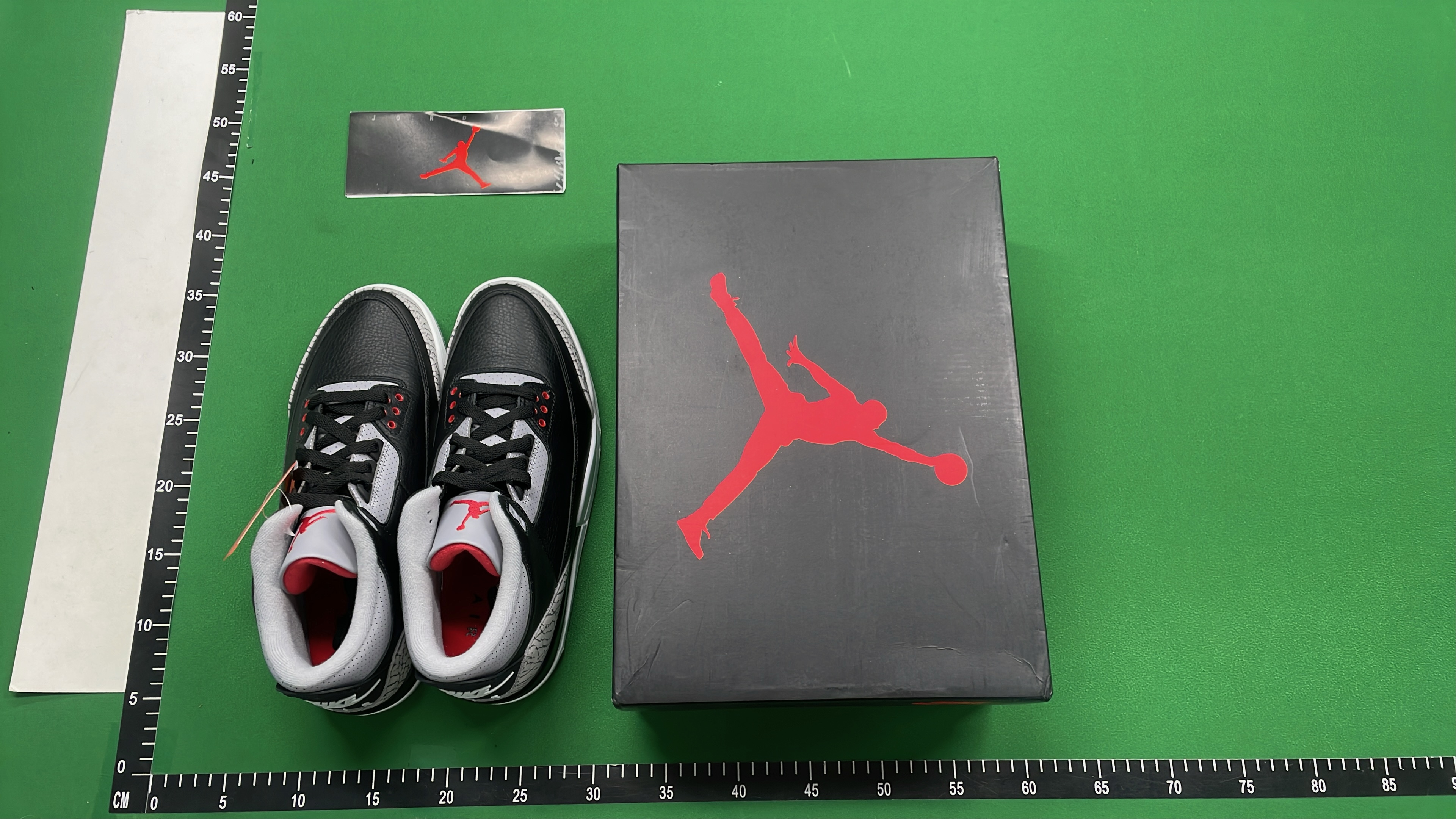 Air Jordan 3 Retro Black Cement Men's Sneakers
