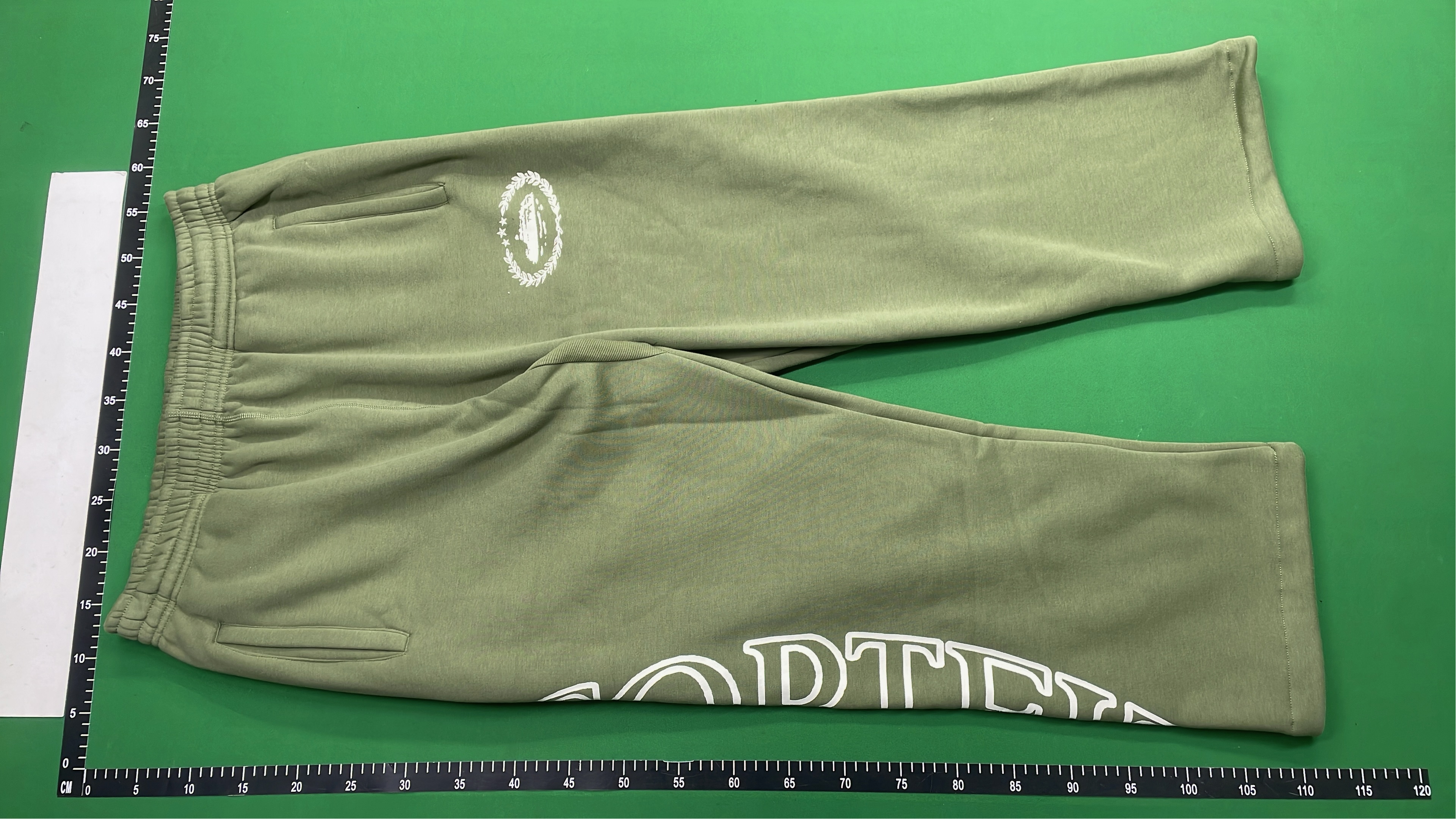 Olive Green AOTTER Logo Sweatpants with Side Print