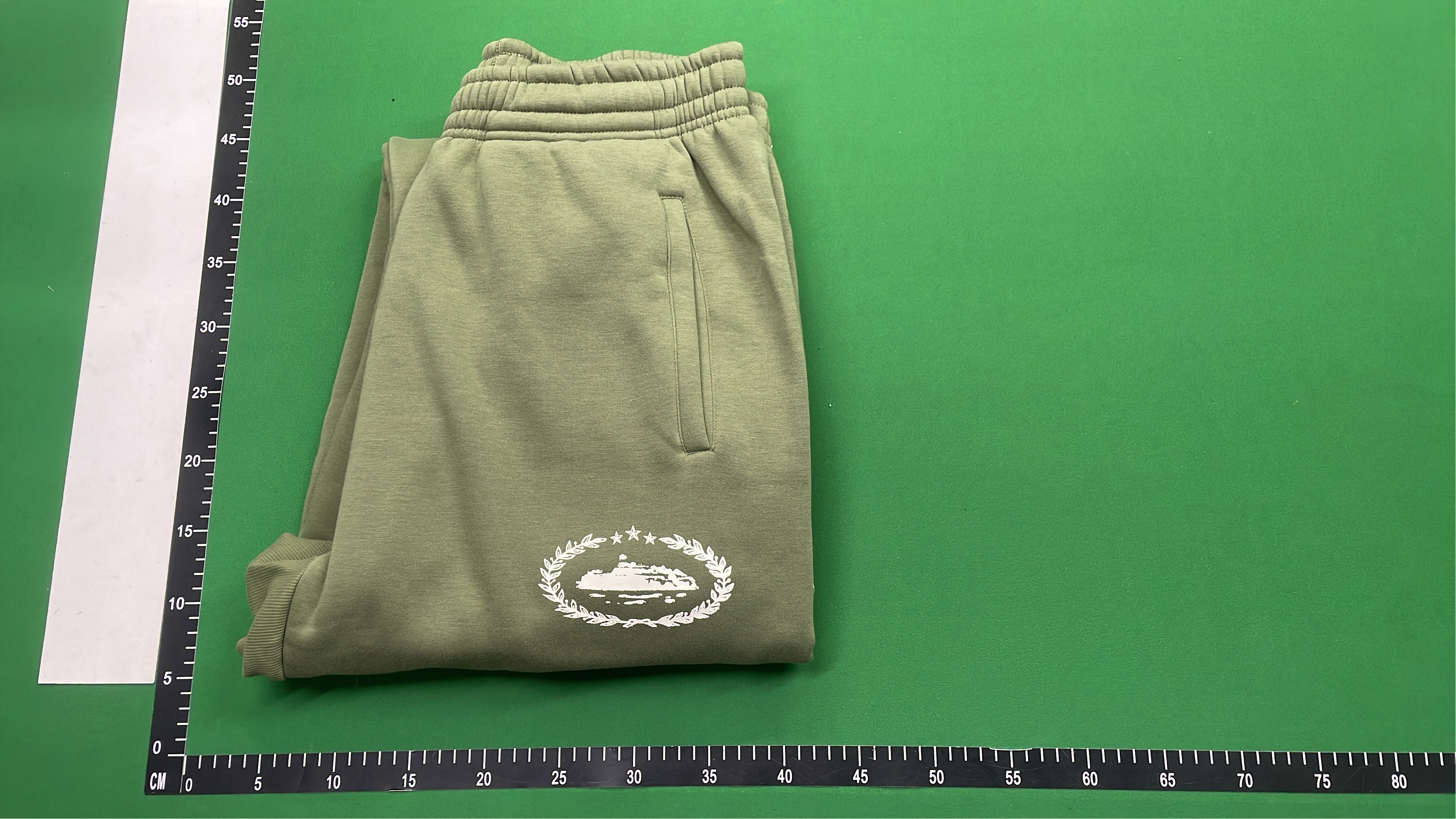 Olive Green AOTTER Logo Sweatpants with Side Print
