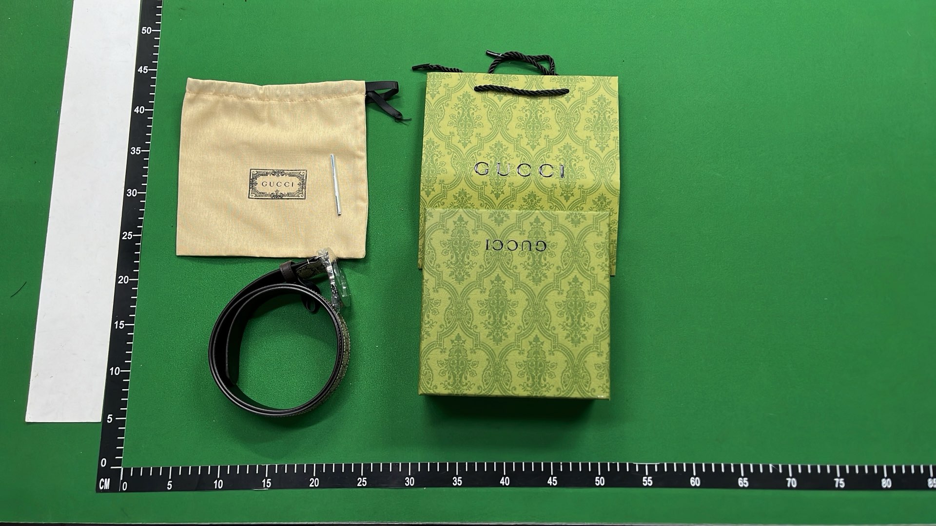 Gucci Leather Belts with GG Logo Buckle - Men's Fashion Accessories