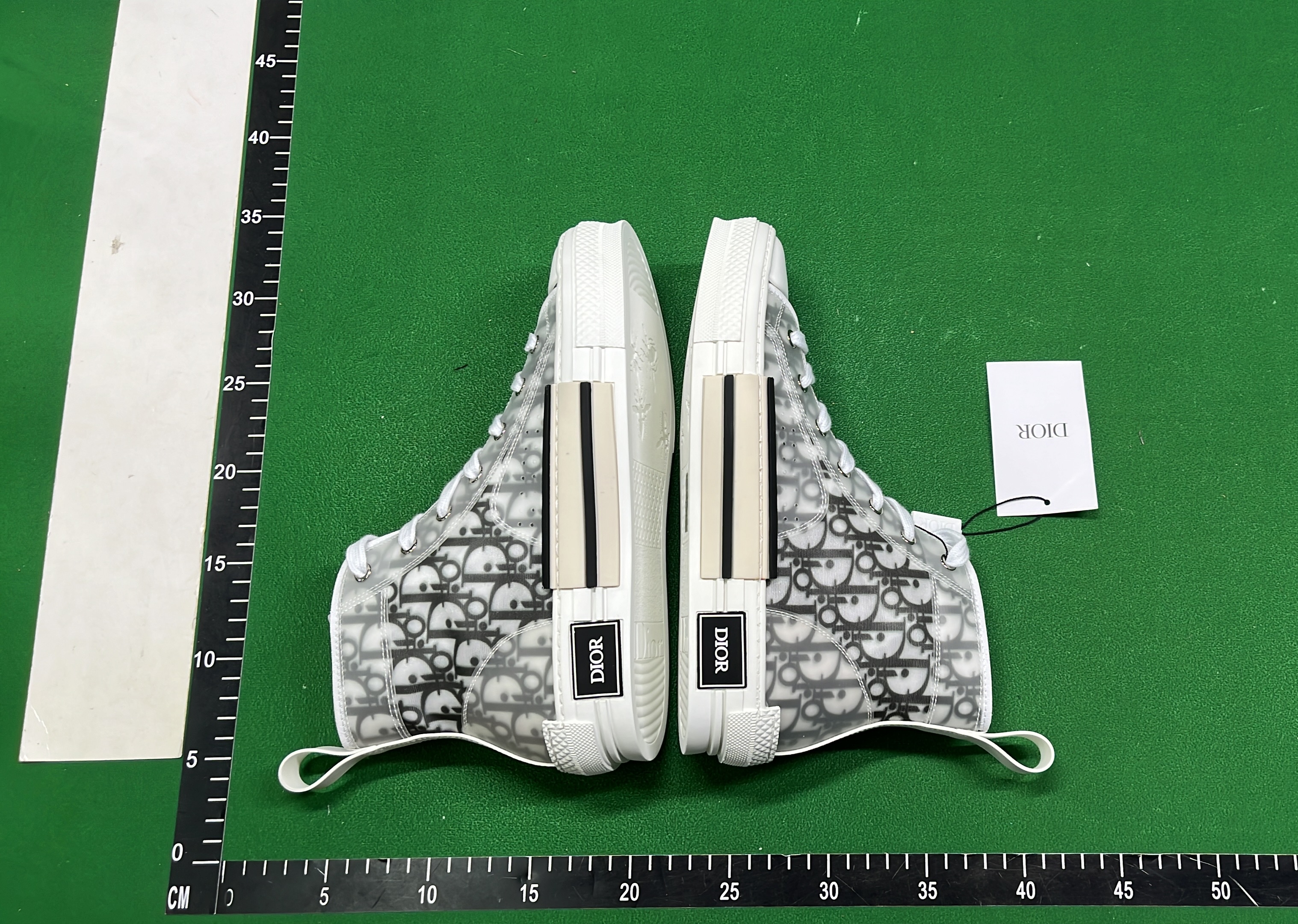 Dior x Converse High Top Sneakers with Monogram Pattern