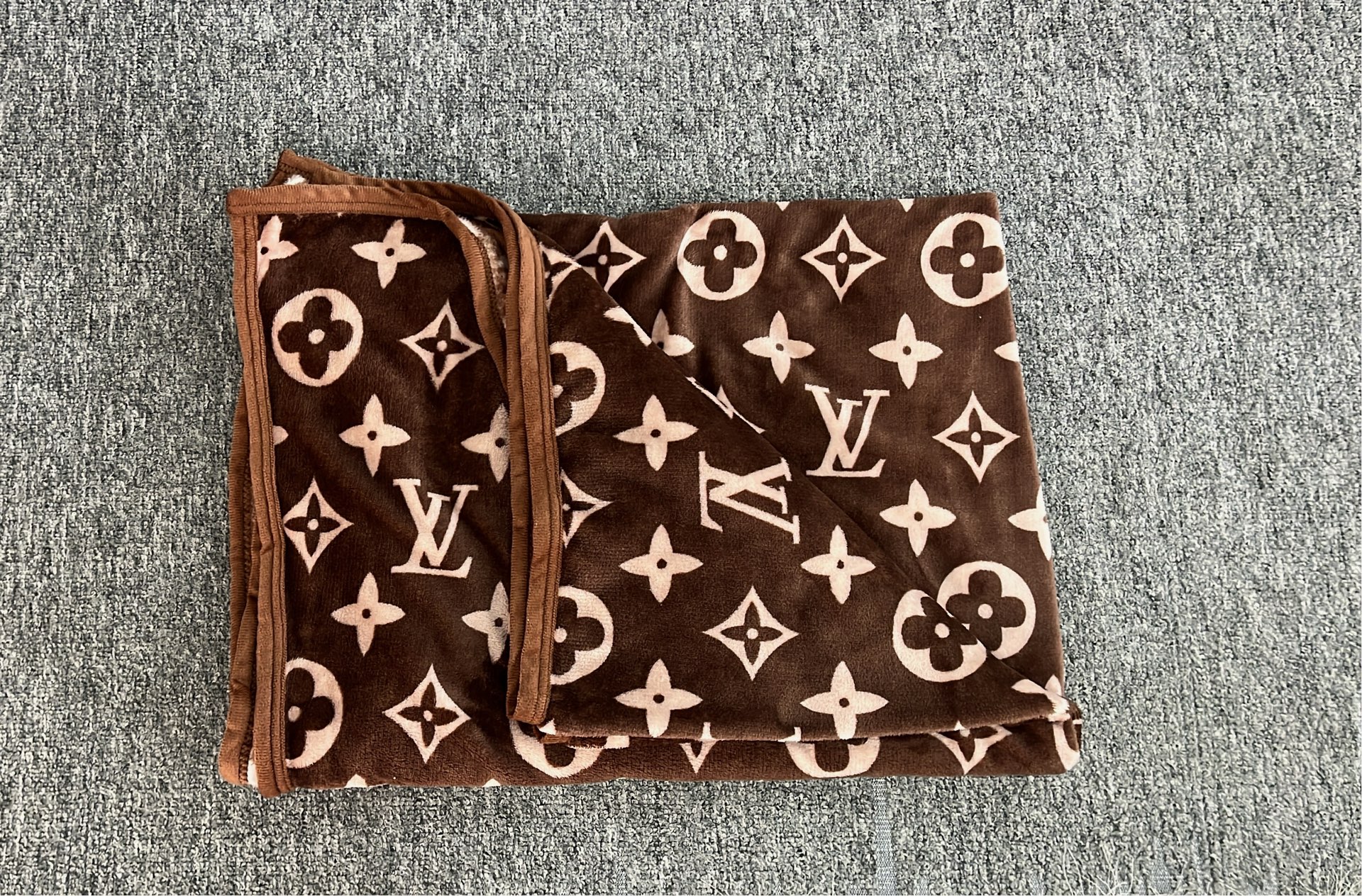 LV Monogram Blanket for Sofa