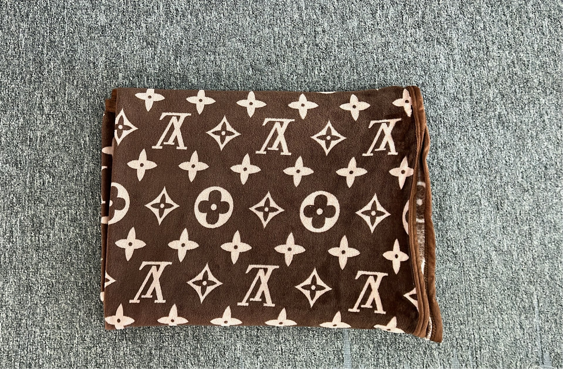 LV Monogram Blanket for Sofa