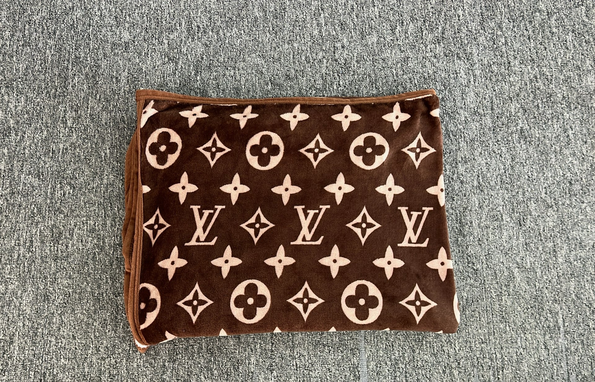LV Monogram Blanket for Sofa