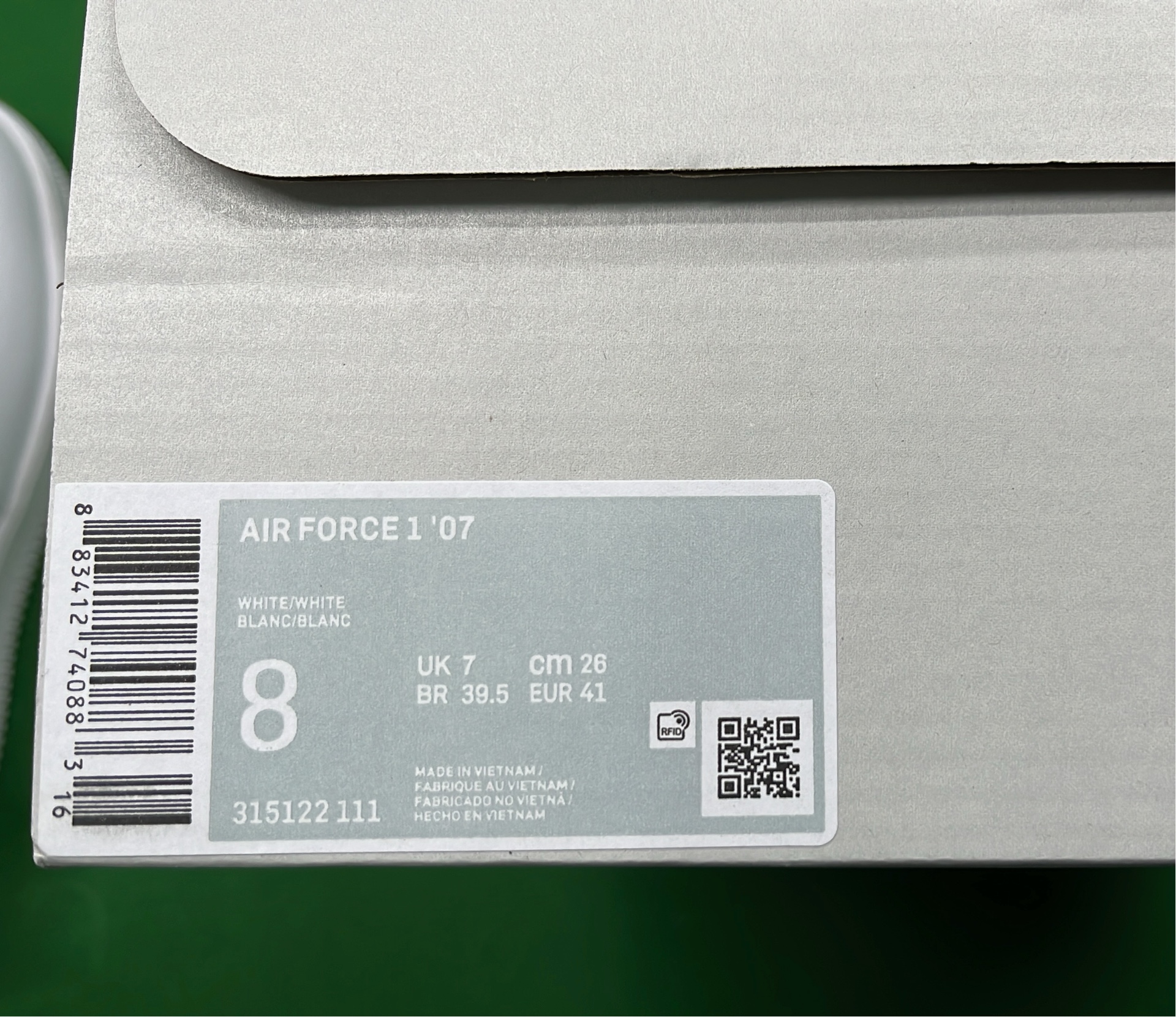 White Nike Air Force 1 Low Sneakers for Men and Women