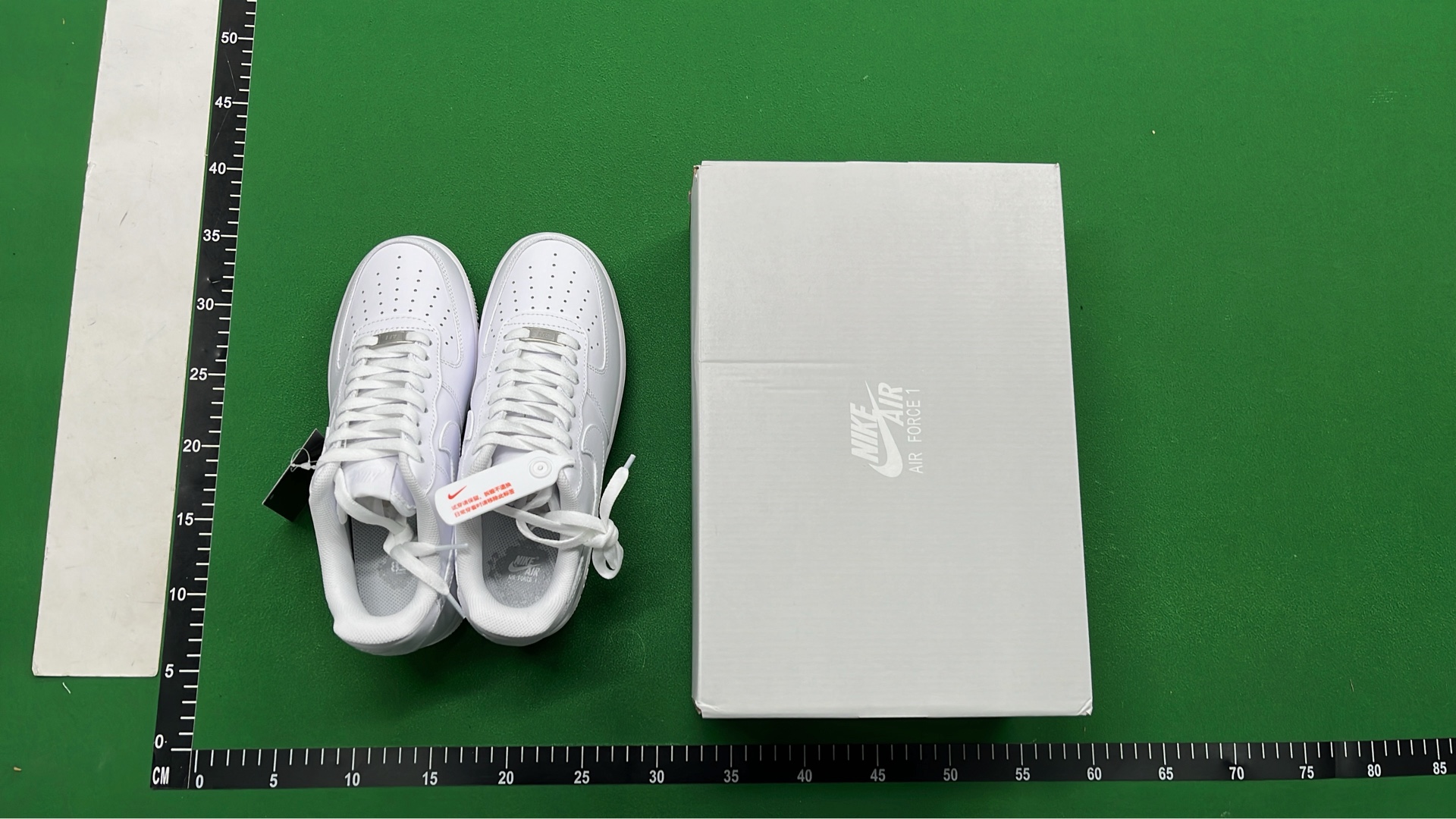 White Nike Air Force 1 Low Sneakers for Men and Women